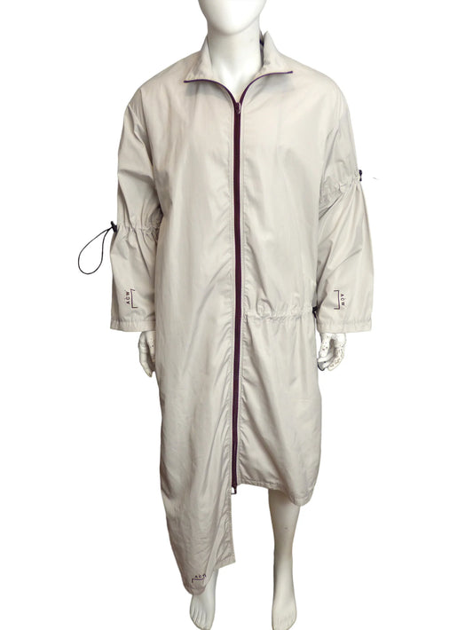 A-COLD-WALL-NWT Grey Nylon Asymmetric Coat, Size-Medium
