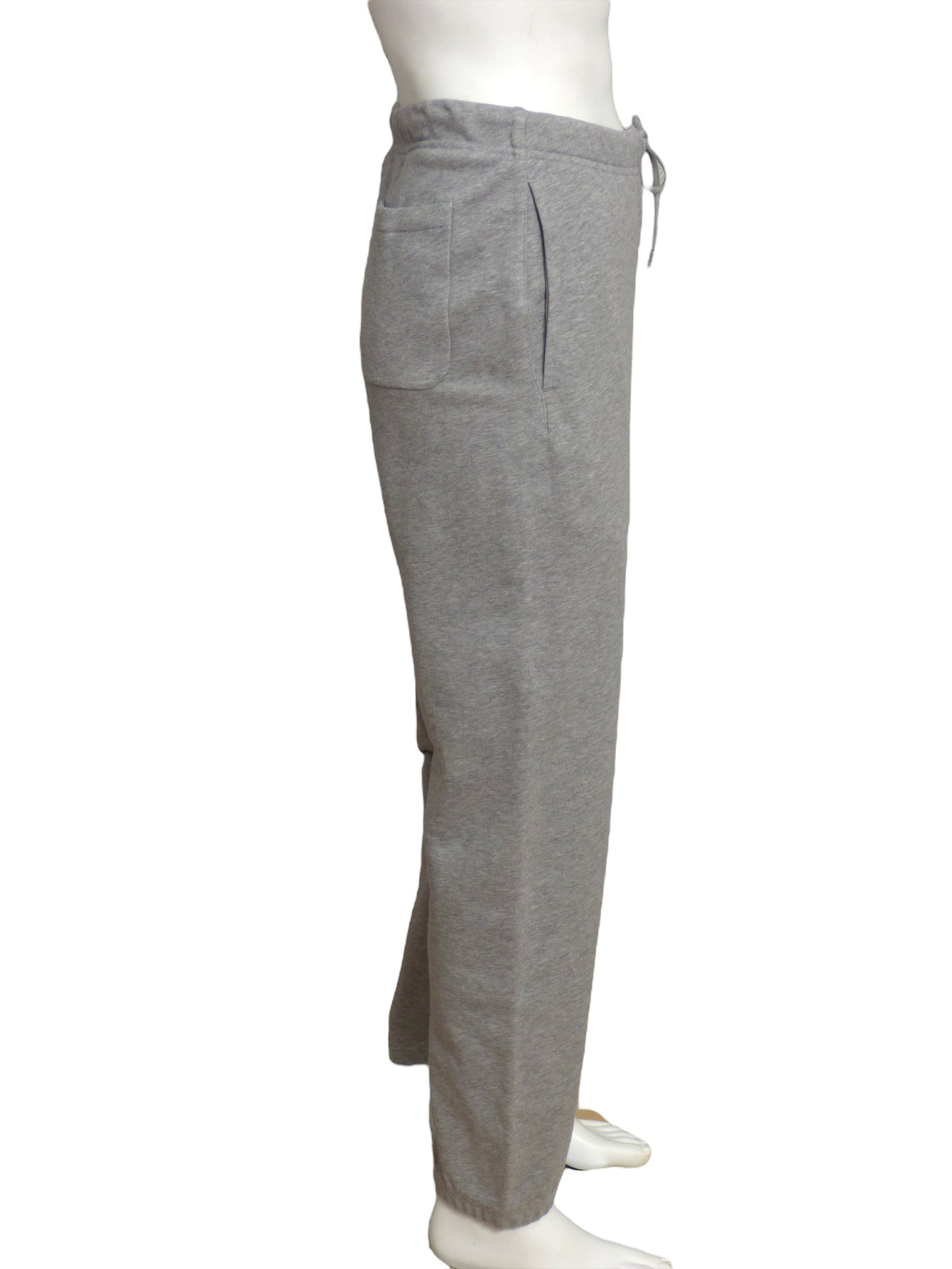 MONCLER- NWT Gray Logo Print Joggers, Size Small