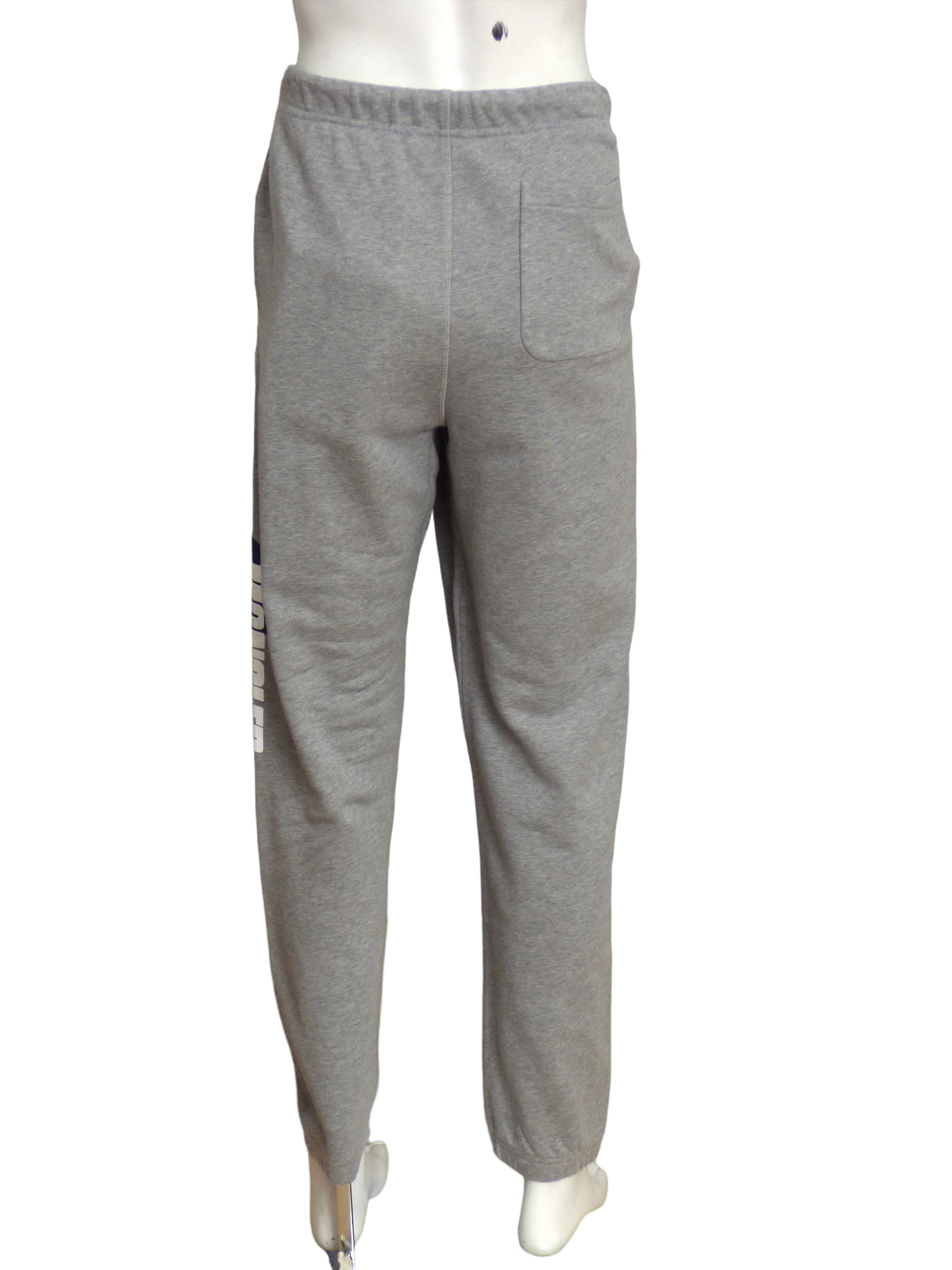 MONCLER- NWT Gray Logo Print Joggers, Size Small