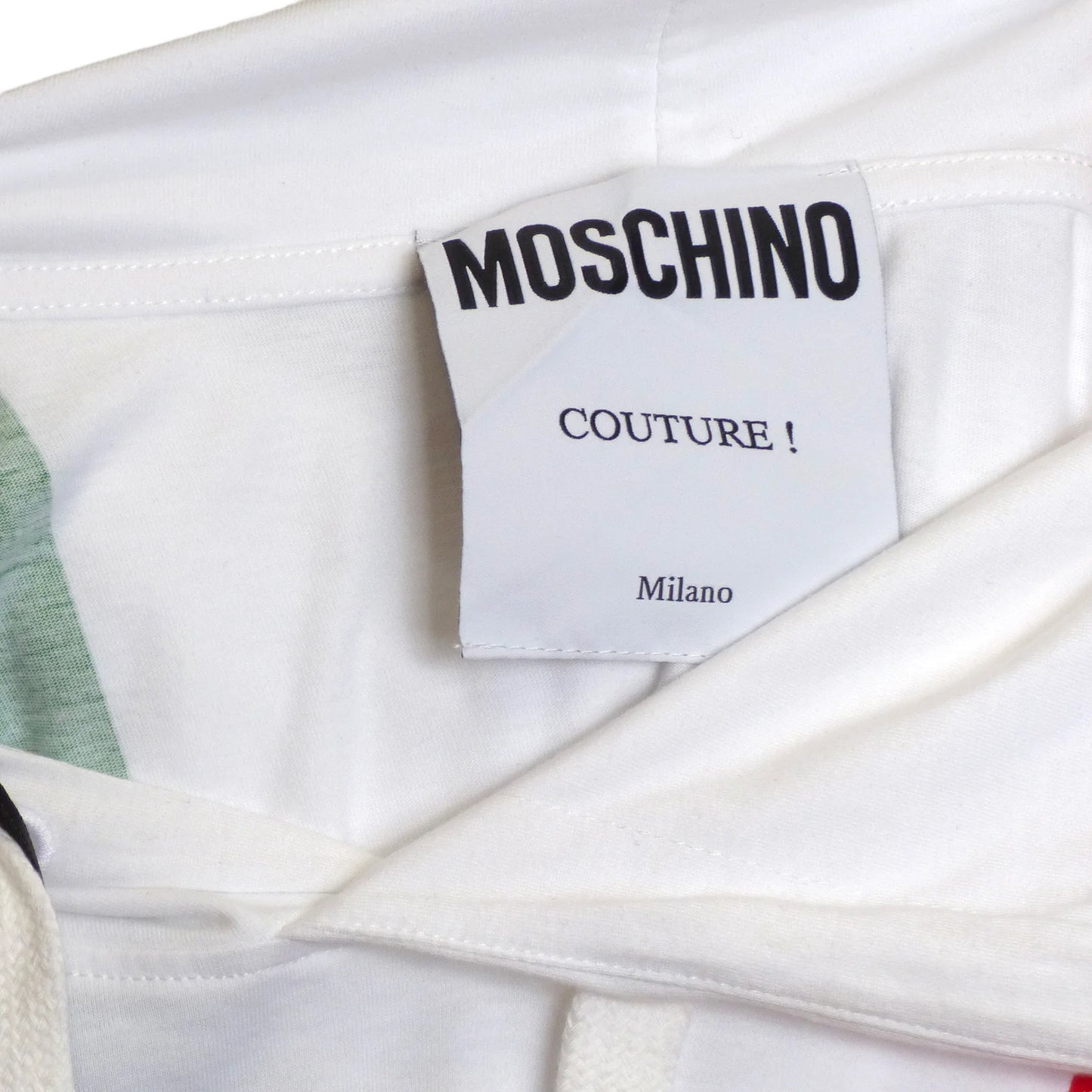 MOSCHINO COUTURE!-2021 Speak Moschino Hoodie, Size-XXL