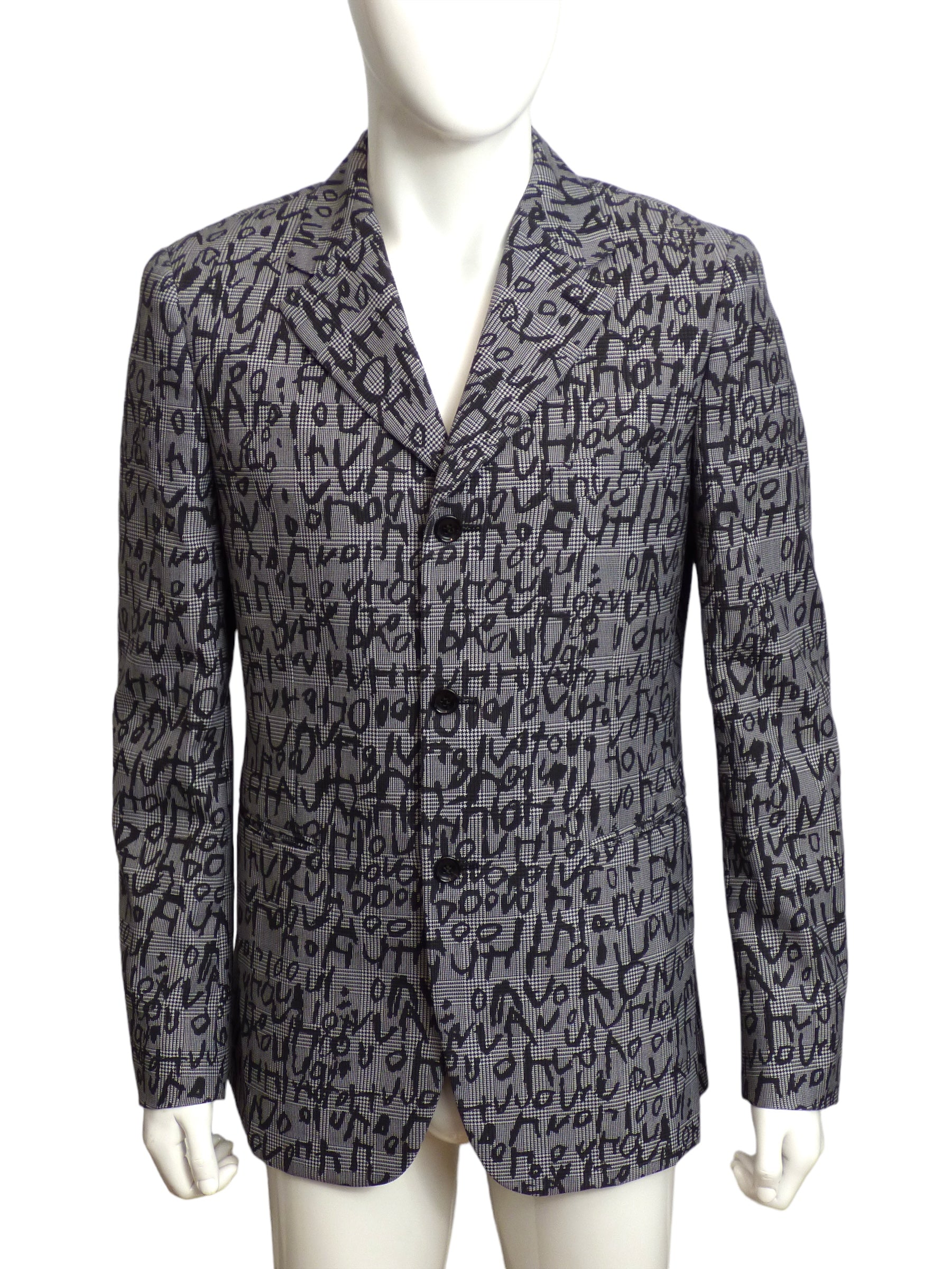 COMME DES GARCONS HOMME PLUS 2023 Edward Goss Print Jacket Size Large