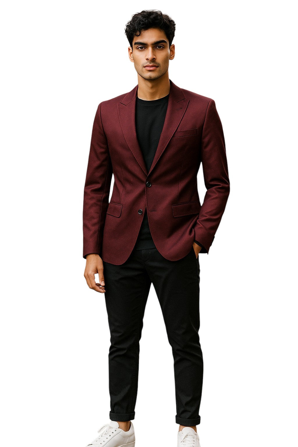 COMME DES GARCONS- NWT Red Dot Brocade Blazer, Size Medium