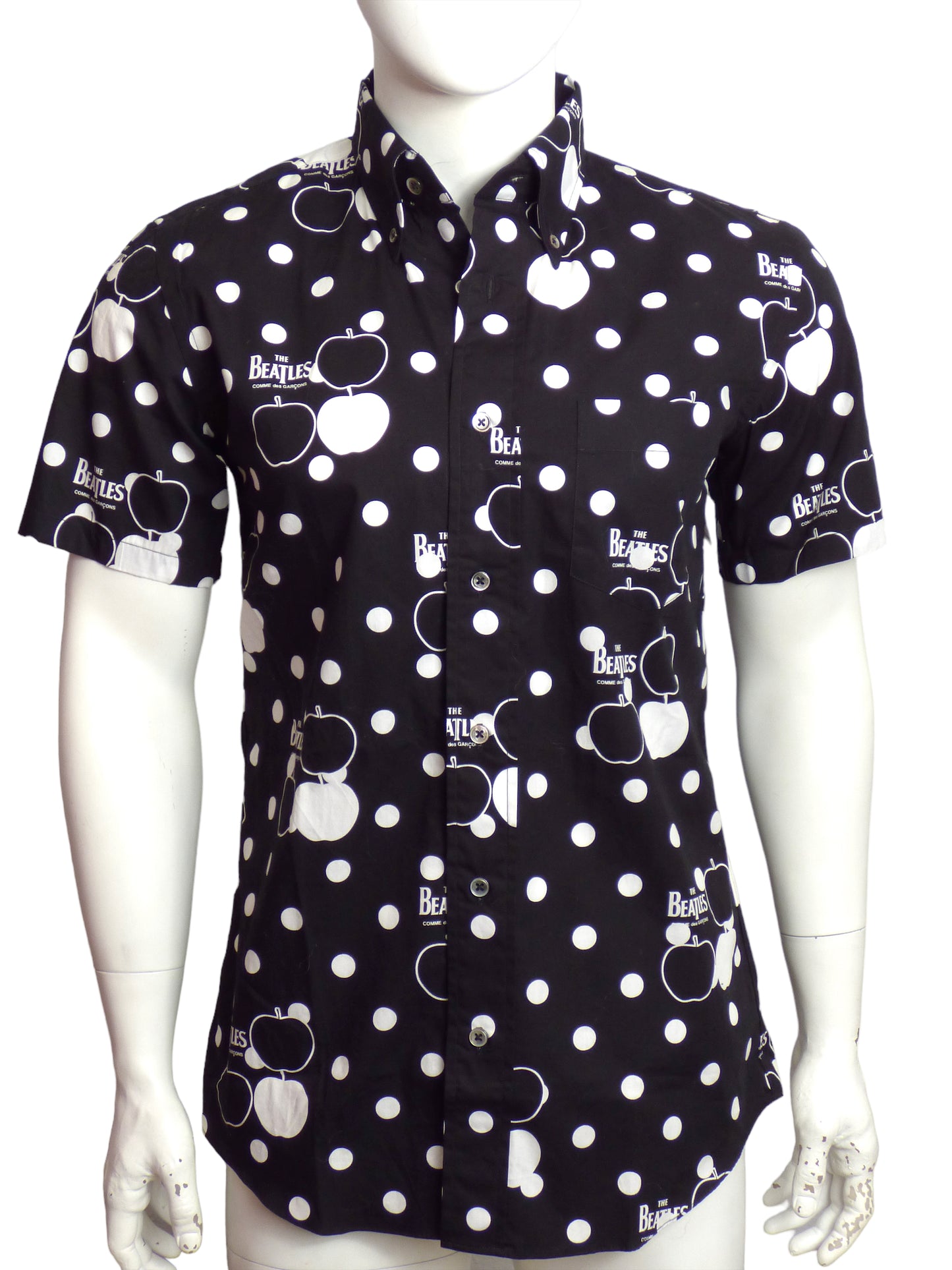 COMME DES GARCONS x THE BEATLES- Cotton Print S/S Shirt, Size Medium