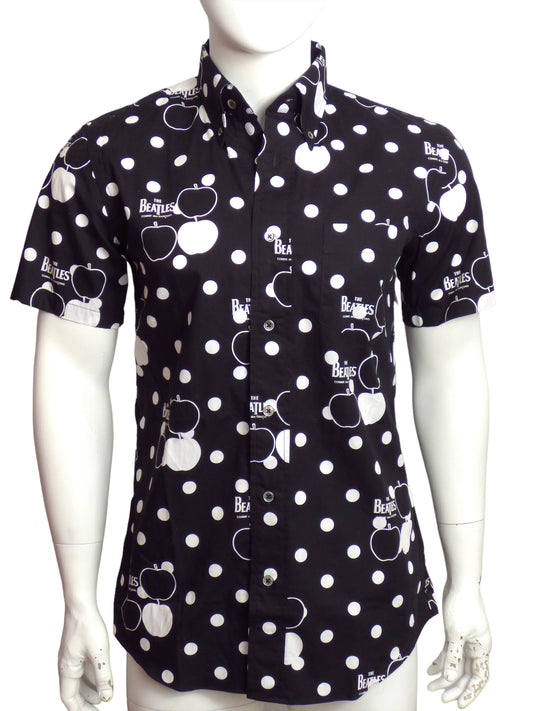 COMME DES GARCONS x THE BEATLES- Cotton Print S/S Shirt, Size Medium