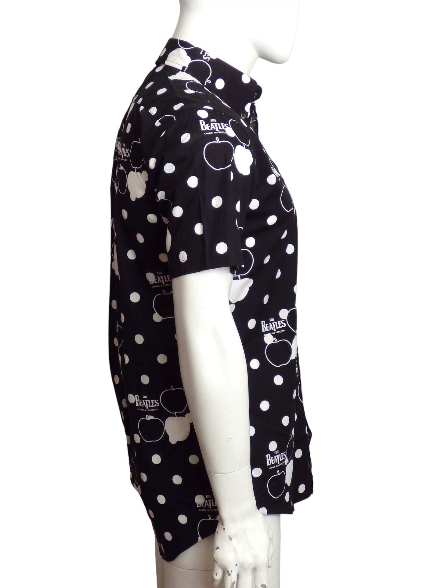 COMME DES GARCONS x THE BEATLES- Cotton Print S/S Shirt, Size Medium