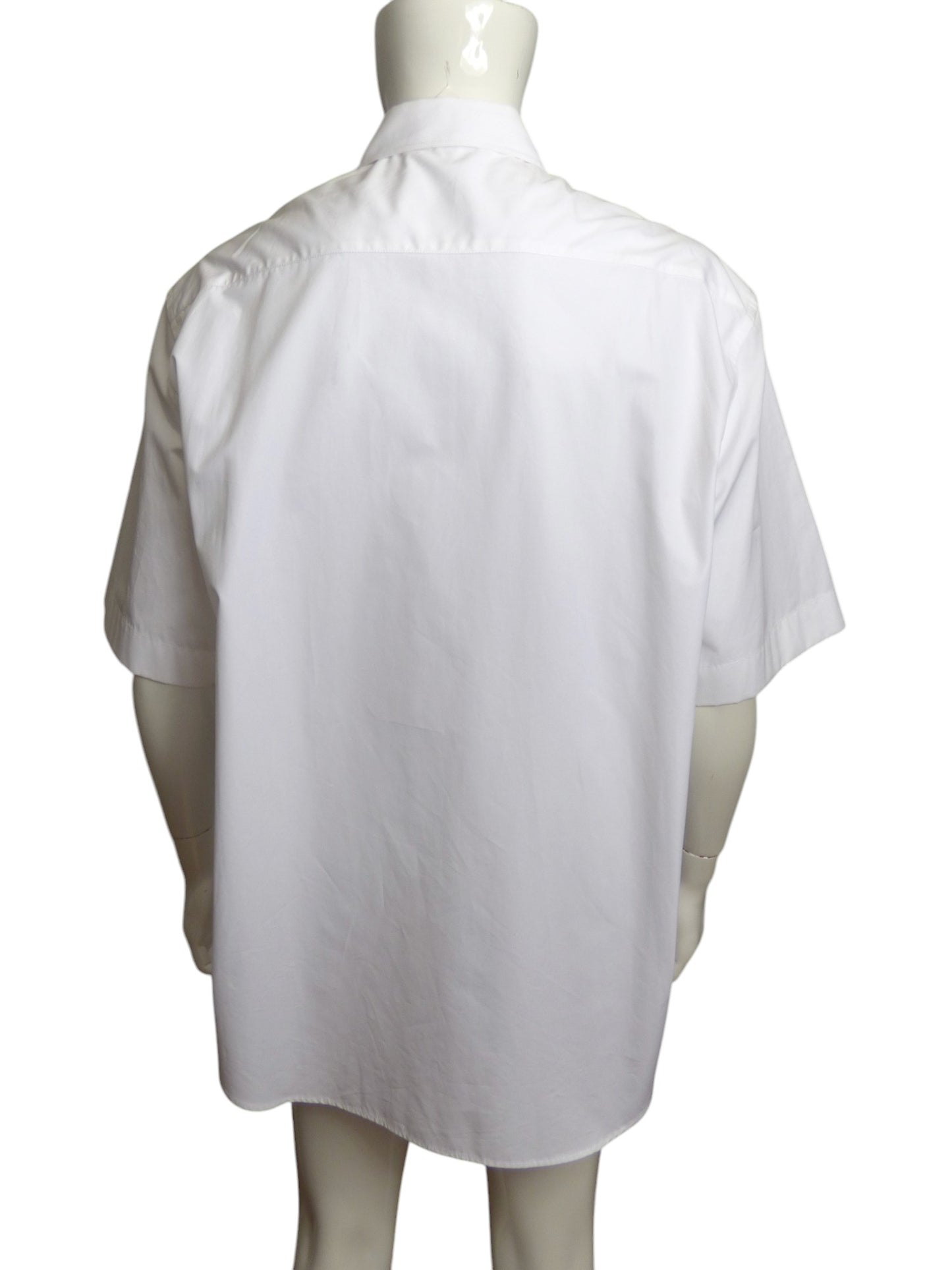 VERSACE- NWT Embroidered Cotton S/S Shirt, Size XL