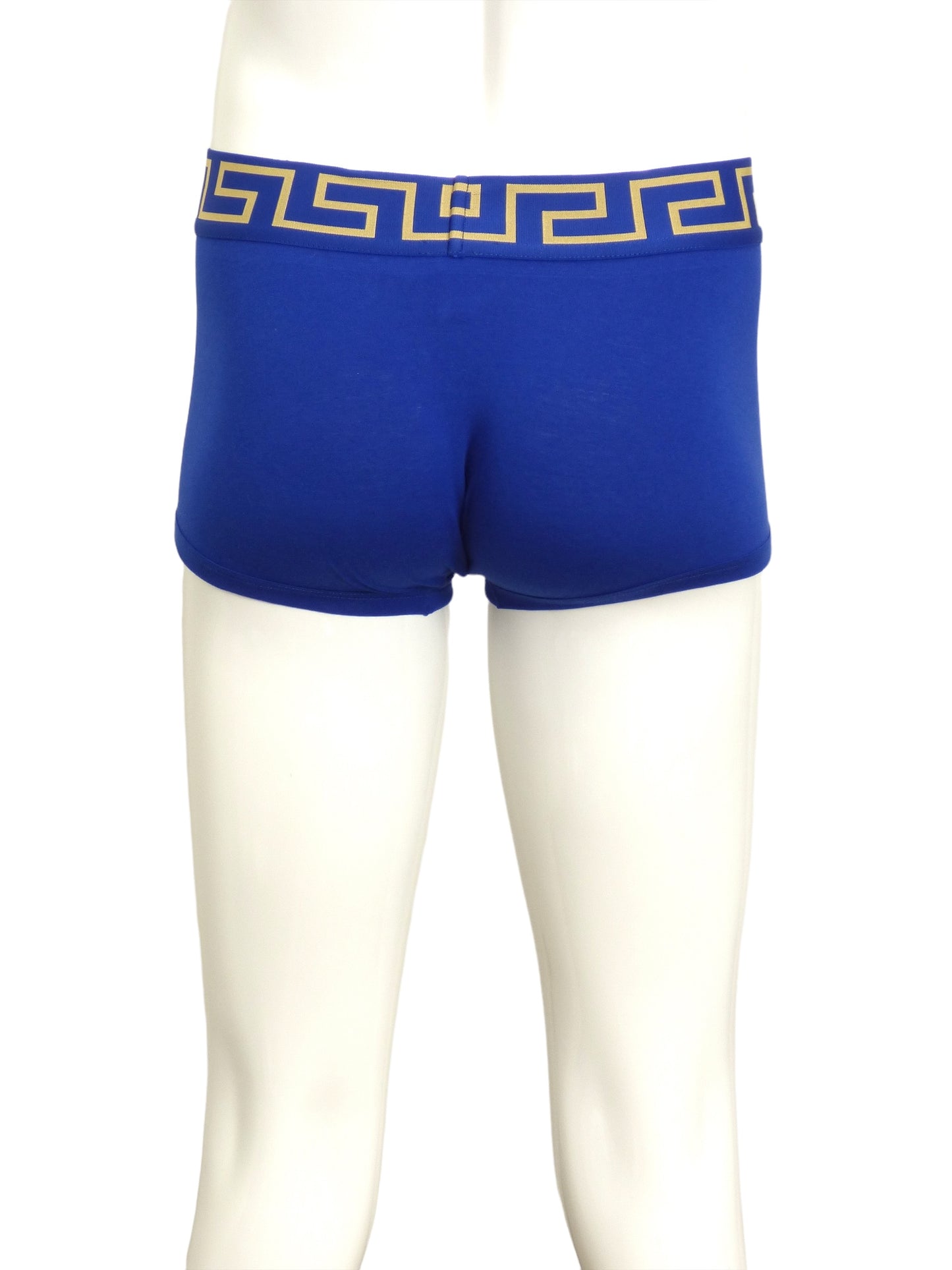 VERSACE- NIB Blue Low Rise Trunk, Size 2XL