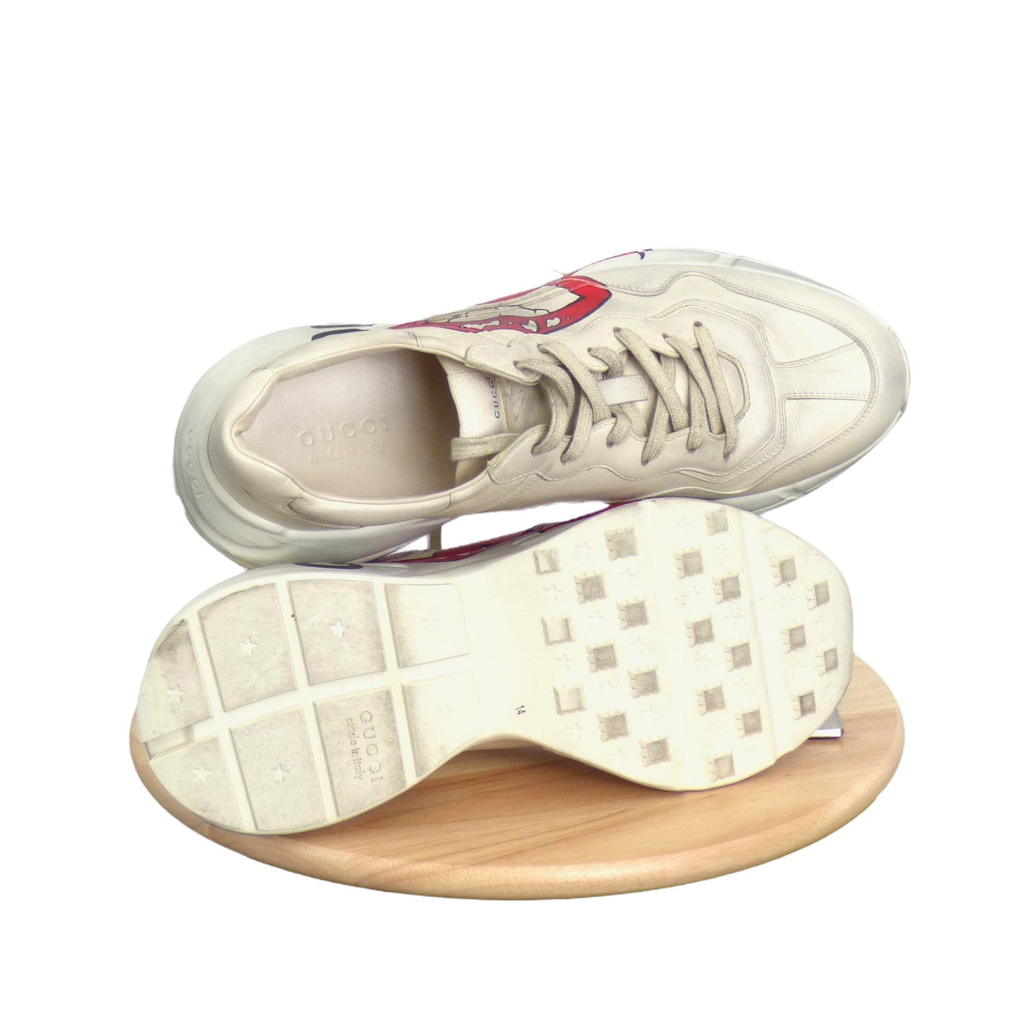 GUCCI- NIB 2019 Miro Rhyton Sneakers, US-14.5