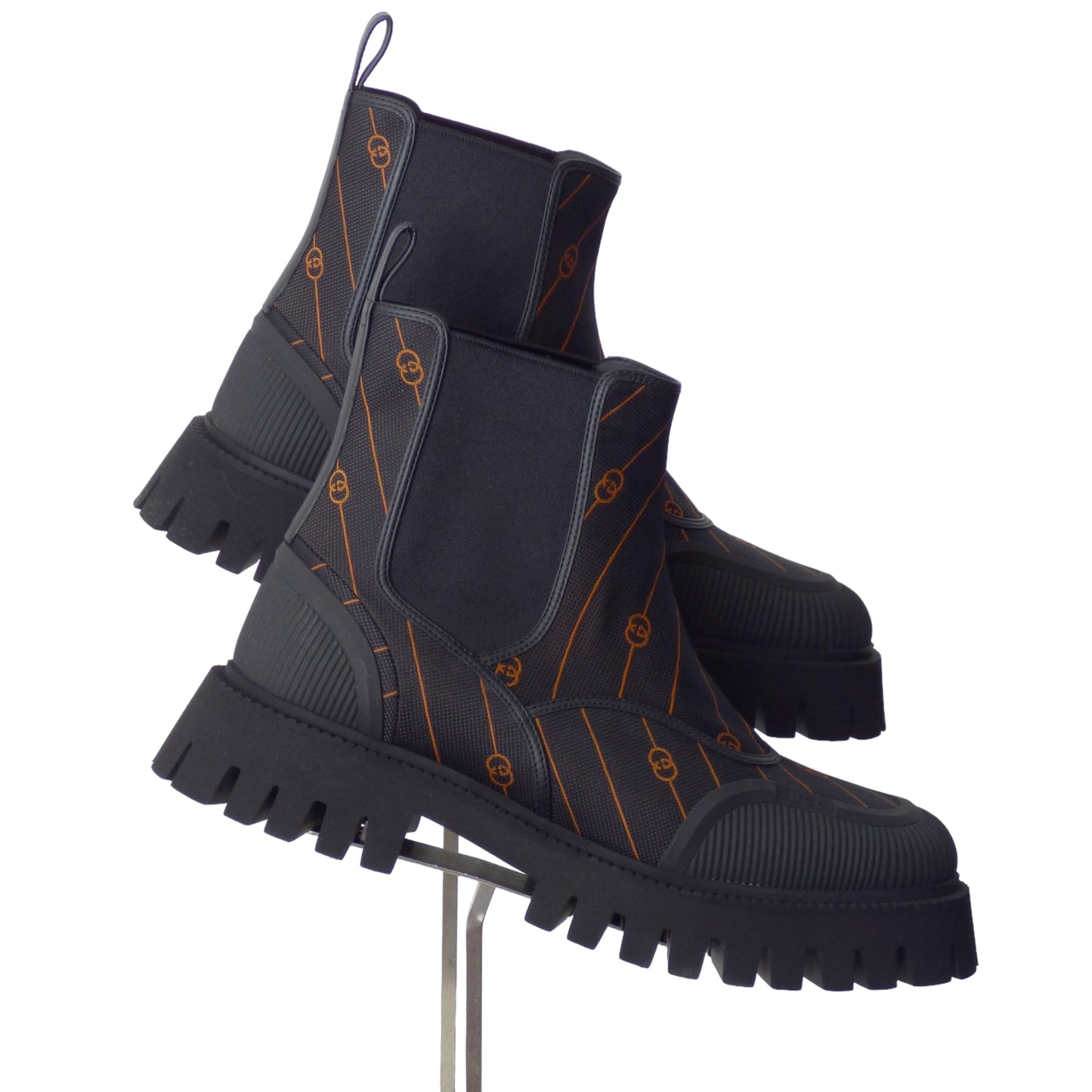 GUCCI- NIB Diagonal GG Boots, Size US-11