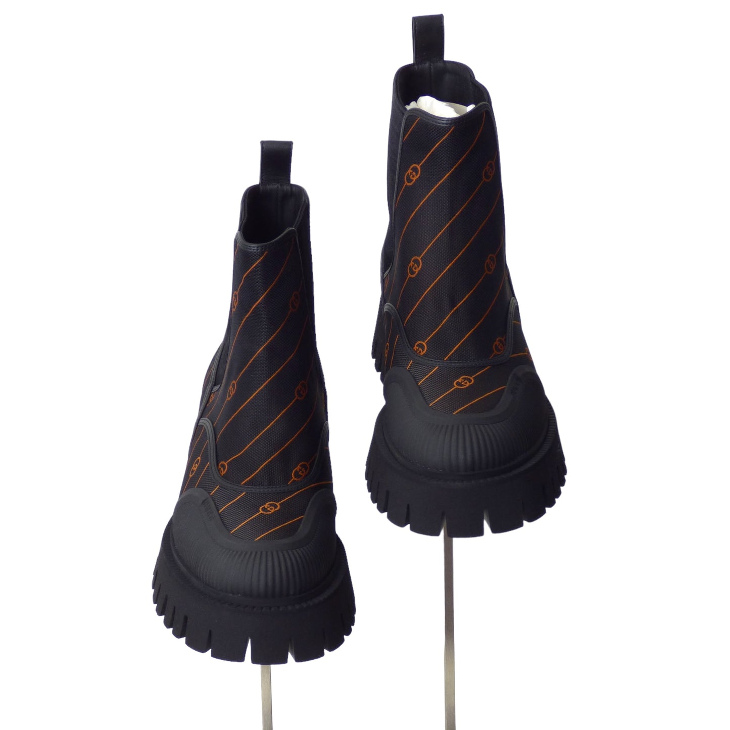 GUCCI- NIB Diagonal GG Boots, Size US-11