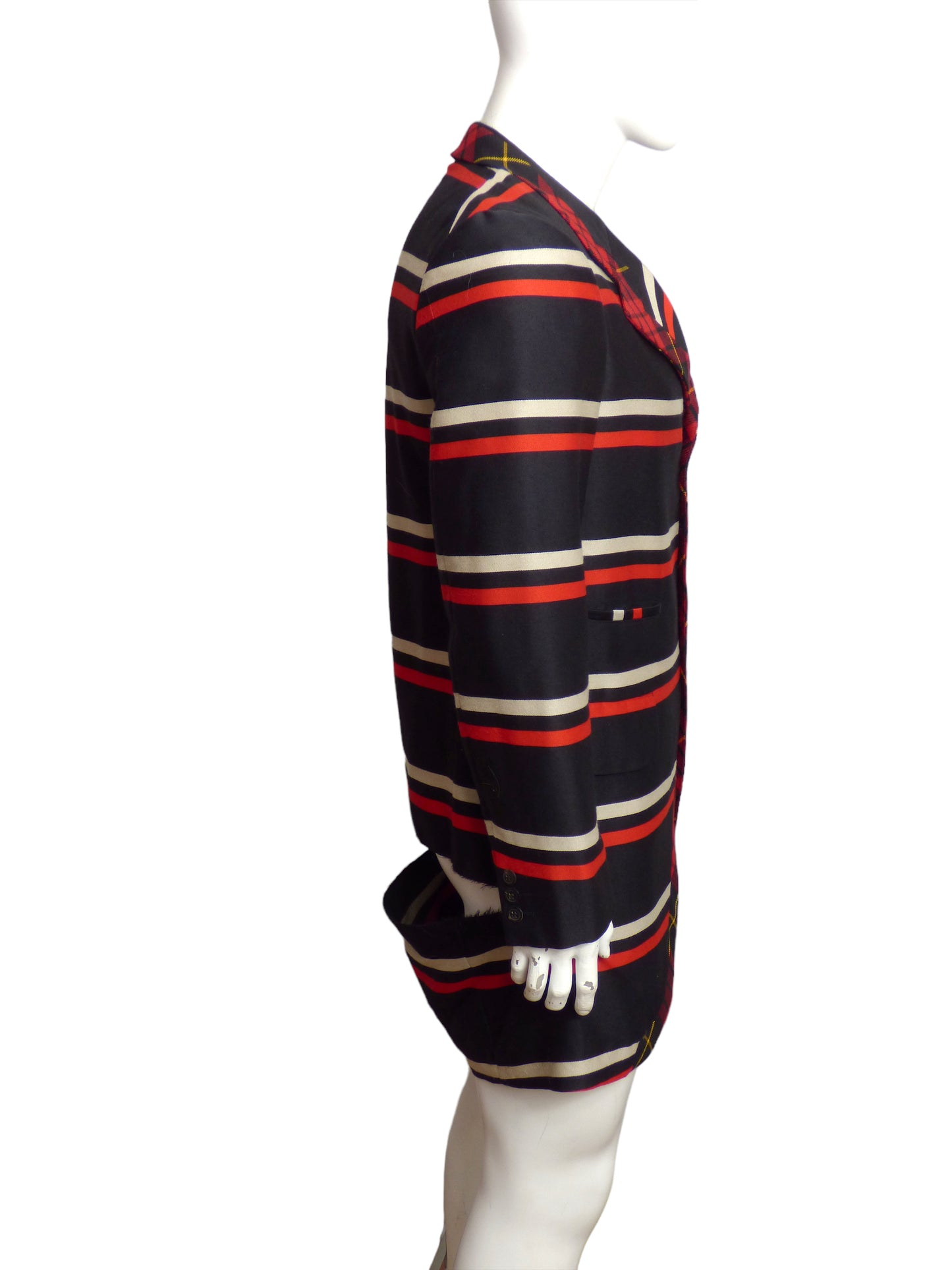COMME DES GARCONS HOMME PLUS- 2016 Wool Stripe Blazer, Size Small