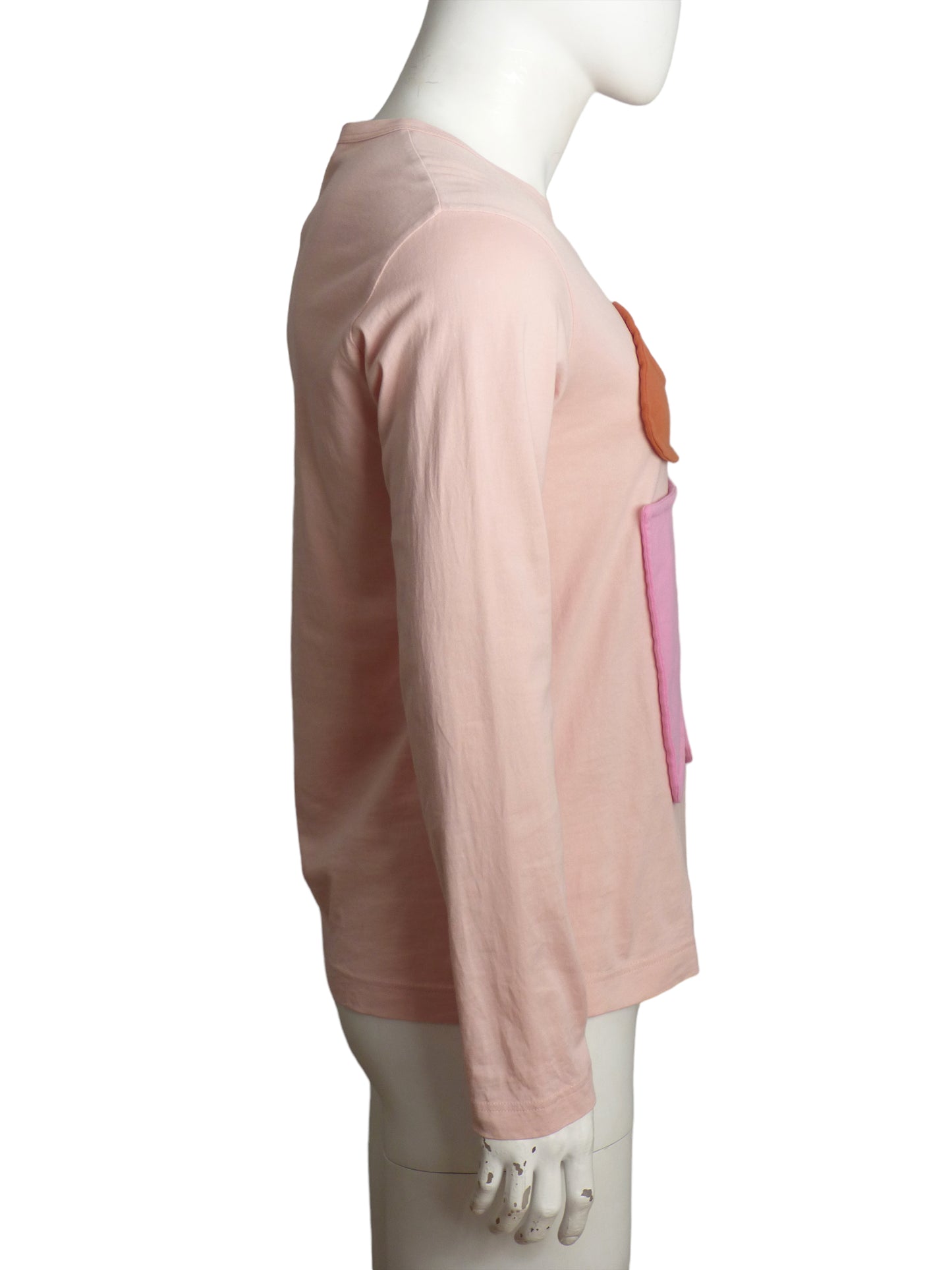 COMME DES GARCONS SHIRT BOYS- 2018 Applique L/S T-Shirt, Size Small