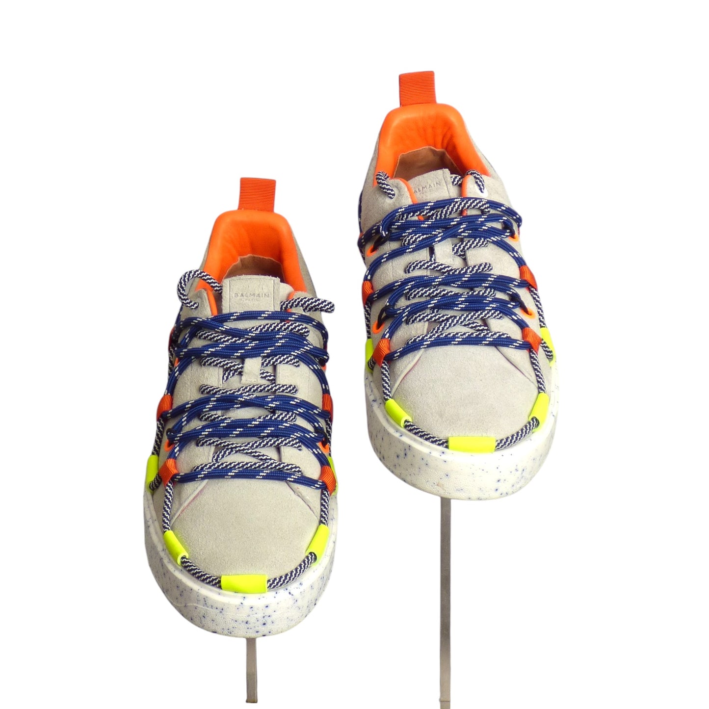 BALMAIN- 2023 NIB B-Court Lace-up Sneakers, Size 47