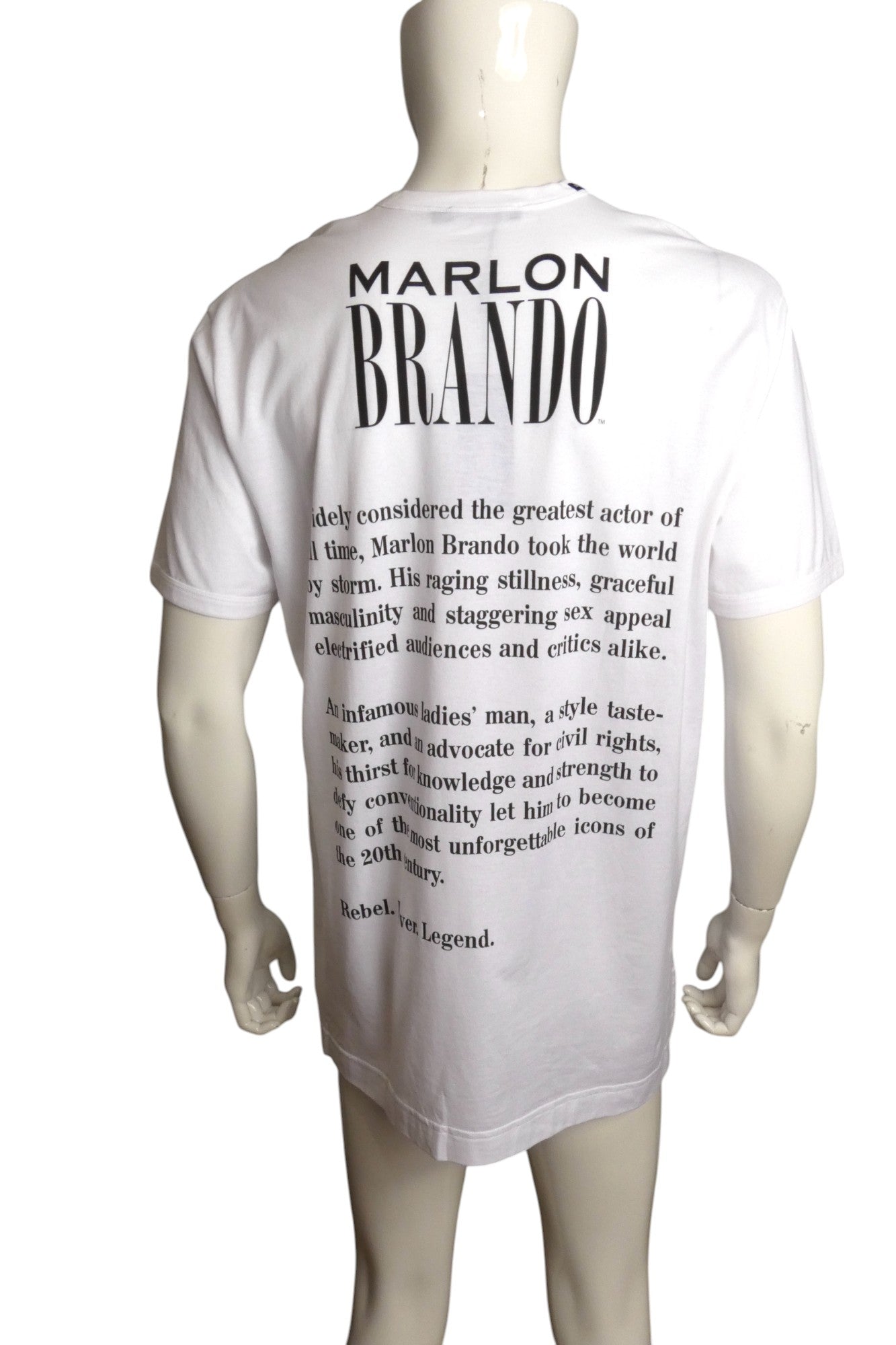 DOLCE & GABBANA- NWT Marlon Brando T-Shirt, Size IT-60