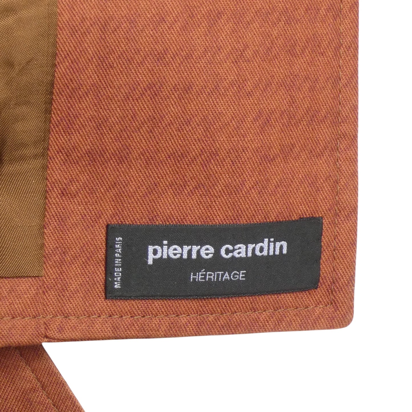 PIERRE CARDIN HAUTE COUTURE- 1980s Brown Cotton Leisure Suit, Size Medium
