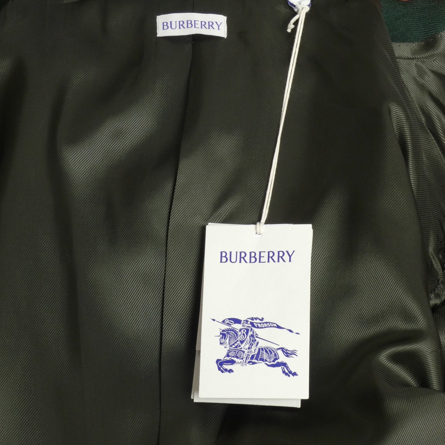 BURBERRY- NWT 2024 Green Wool Plaid Blazer, Size XXL