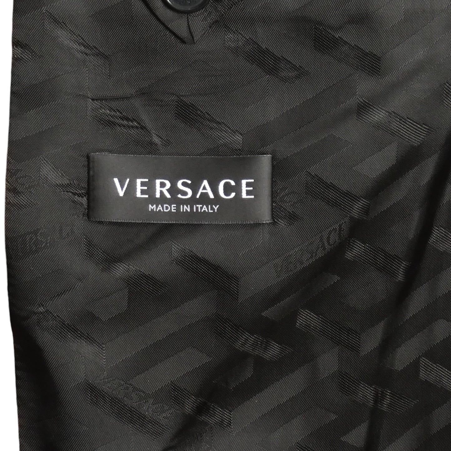 VERSACE- 2023 Maschera Baroque Silk Blazer, Size XXL