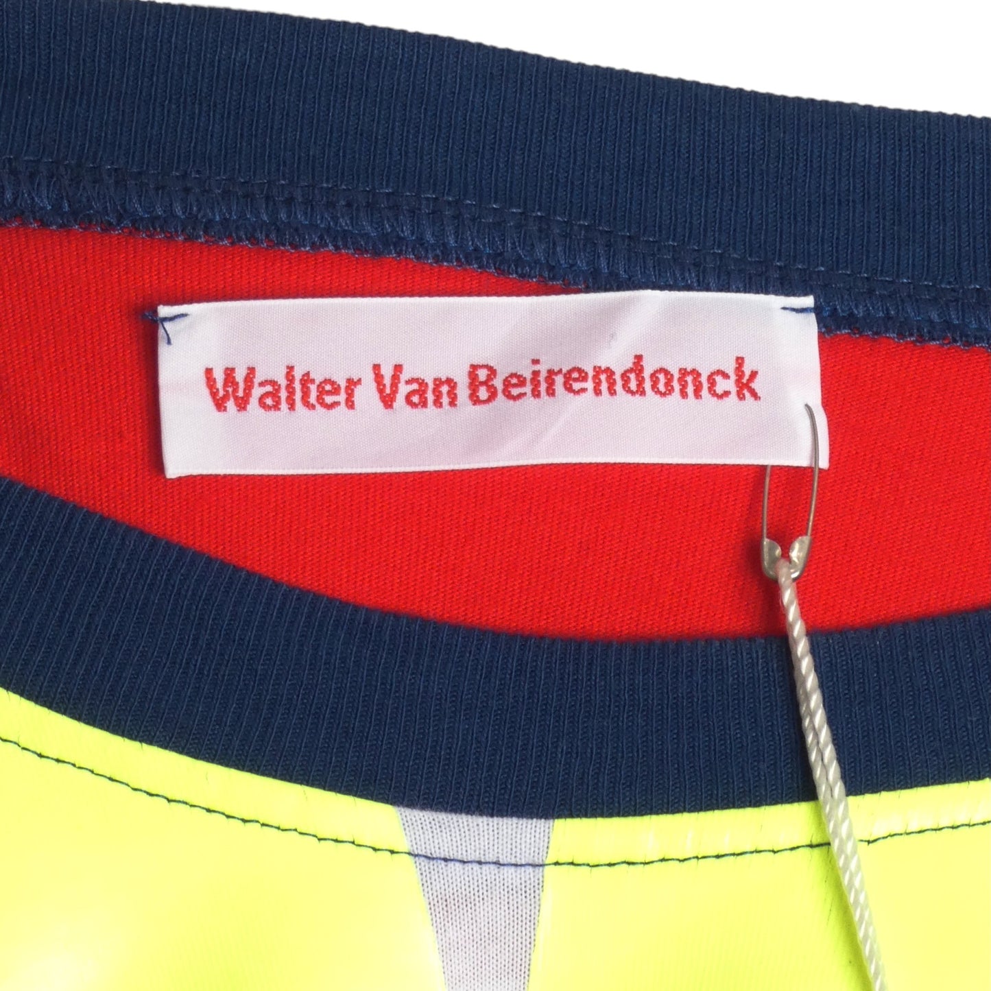 WALTER VAN BEIRENDONCK- NWT 2019 Multi Color Cotton T-Shirt, Size Small
