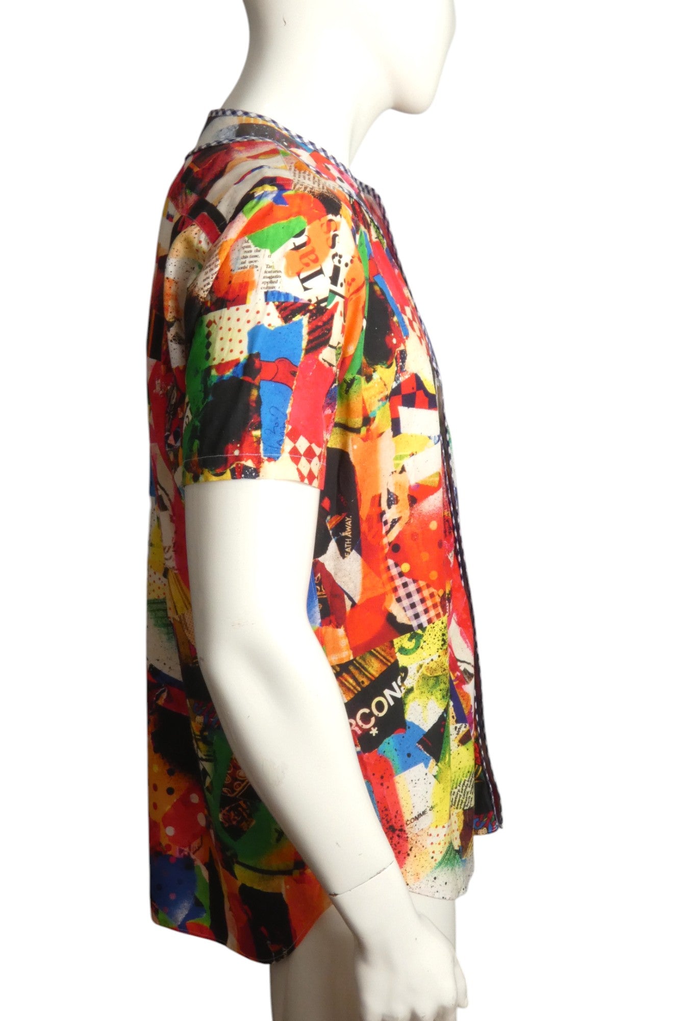 COMME DES GARCONS- NWT 2013 Graphic Print S/S Shirt, Size Medium