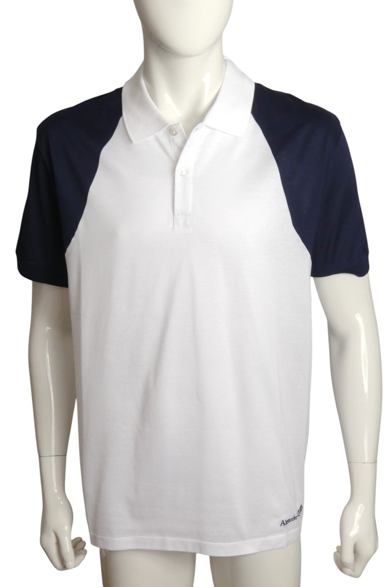 ALEXANDER MCQUEEN- NWT 2024 Color Block Polo Shirt, Size XL