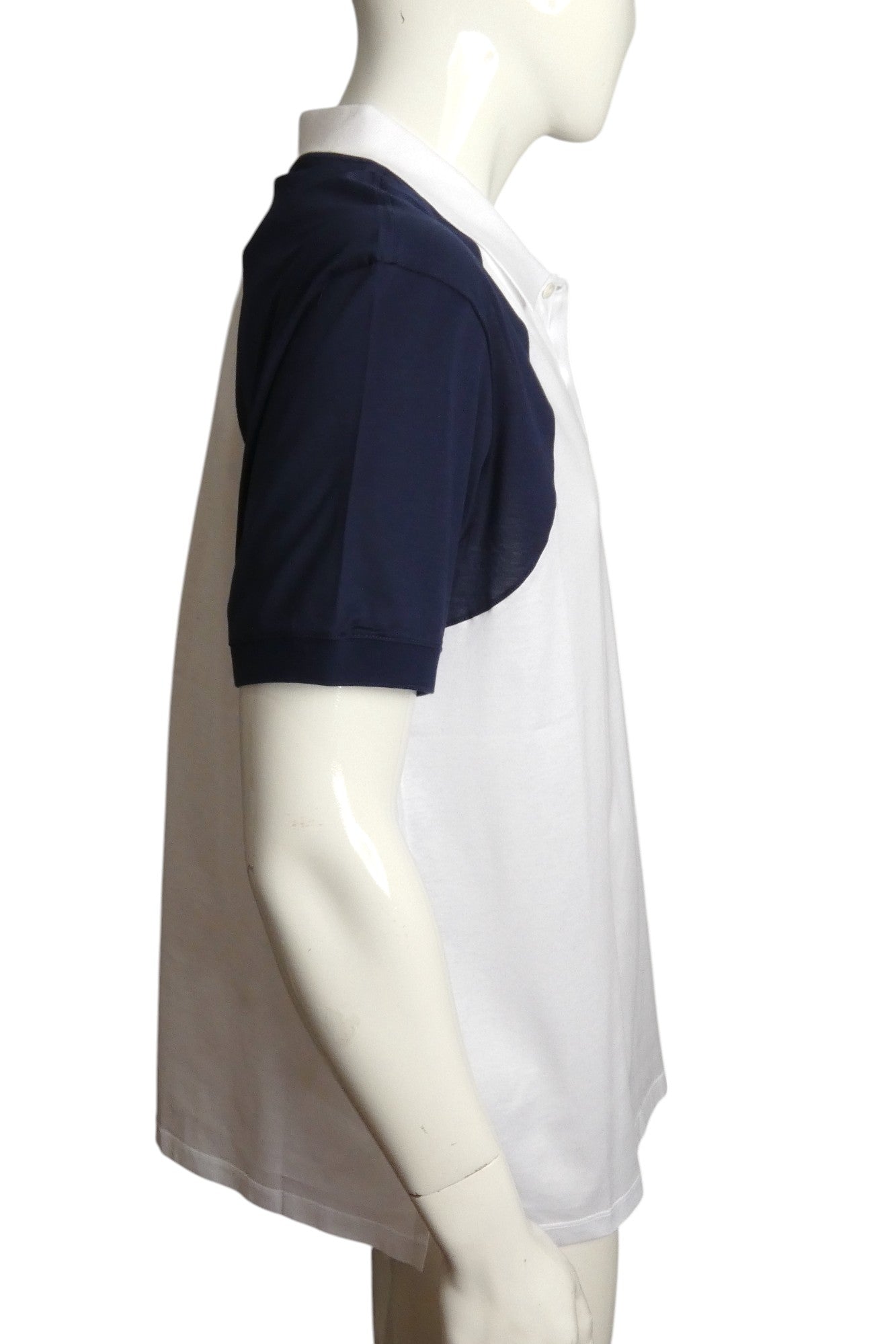 ALEXANDER MCQUEEN- NWT 2024 Color Block Polo Shirt, Size XL