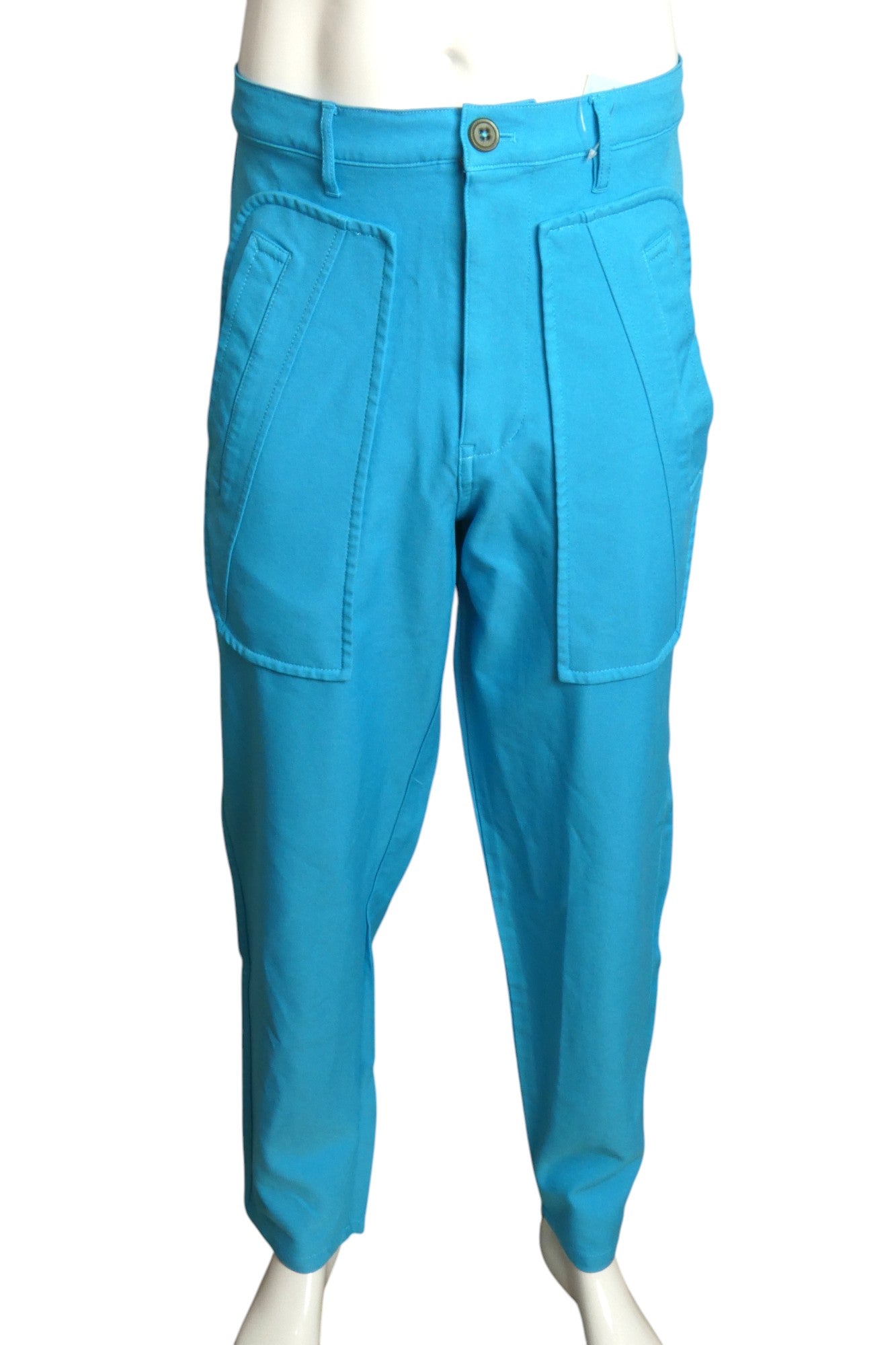 COMME DES GARCONS- NWT Turquoise Knit Pants, Medium