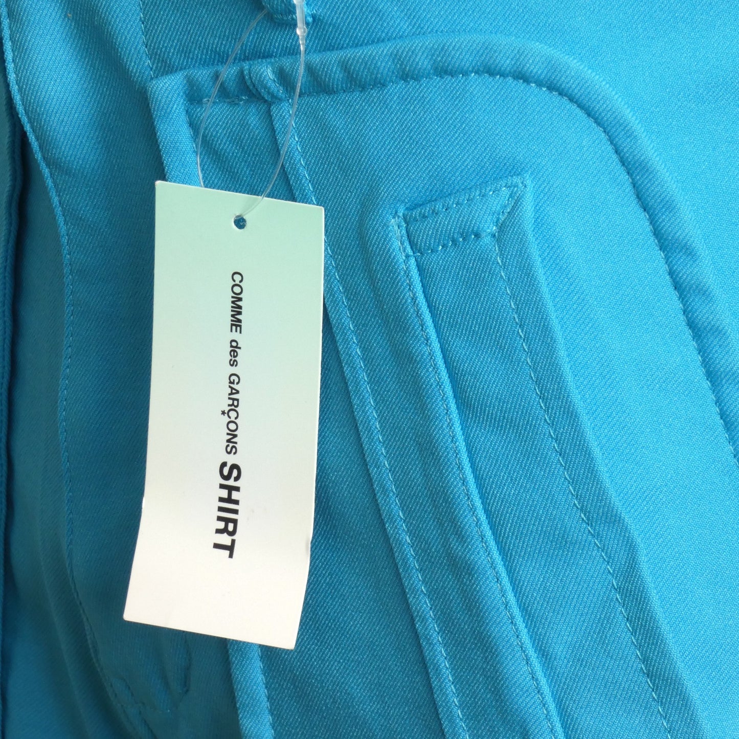 COMME DES GARCONS- NWT Turquoise Knit Pants, Medium