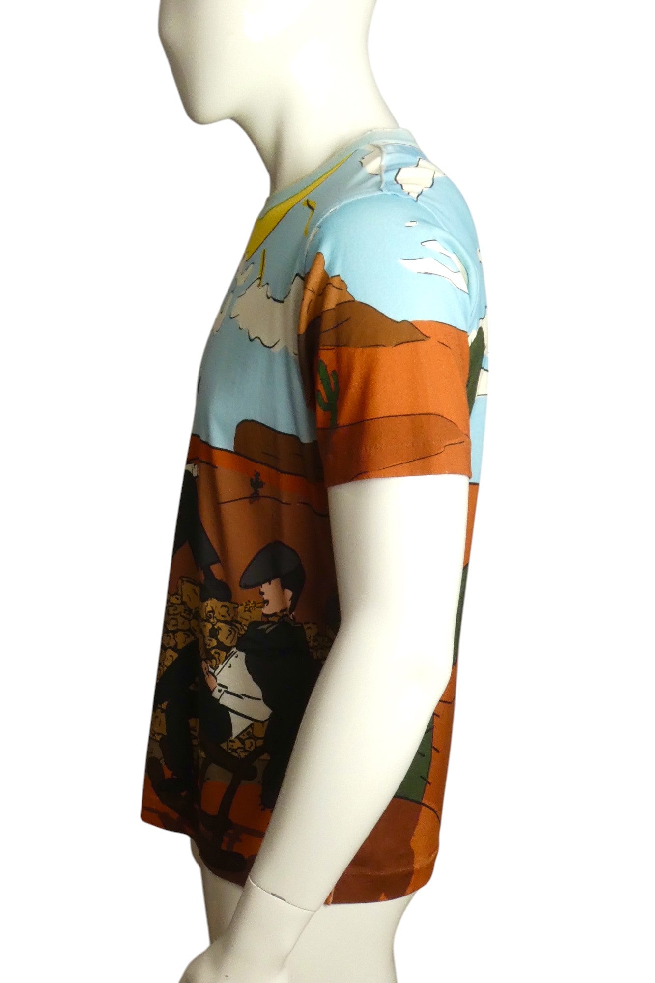 DOLCE & GABBANA- Graphic Print T-Shirt, Size Large