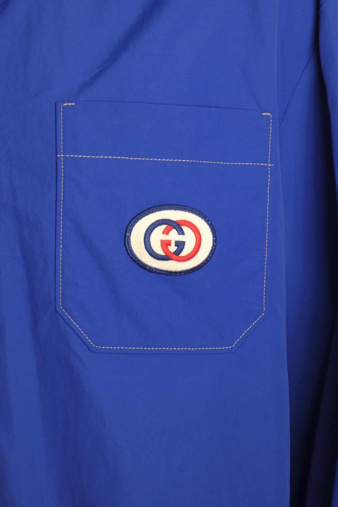 GUCCI- NWT 2023 Blue Nylon "Gremlins" Jacket, Multiple Sizes Available