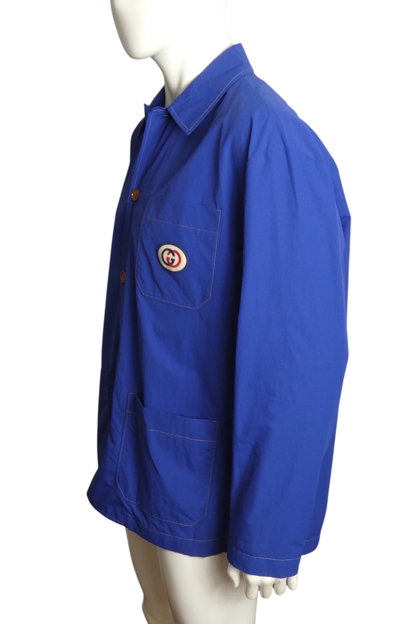 GUCCI- NWT 2023 Blue Nylon "Gremlins" Jacket, Multiple Sizes Available