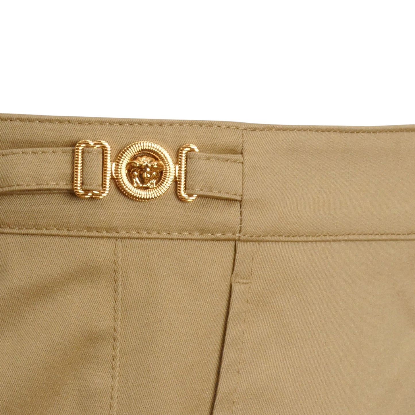 VERSACE- NWT Khaki Cotton Twill Trousers, Waist 40"