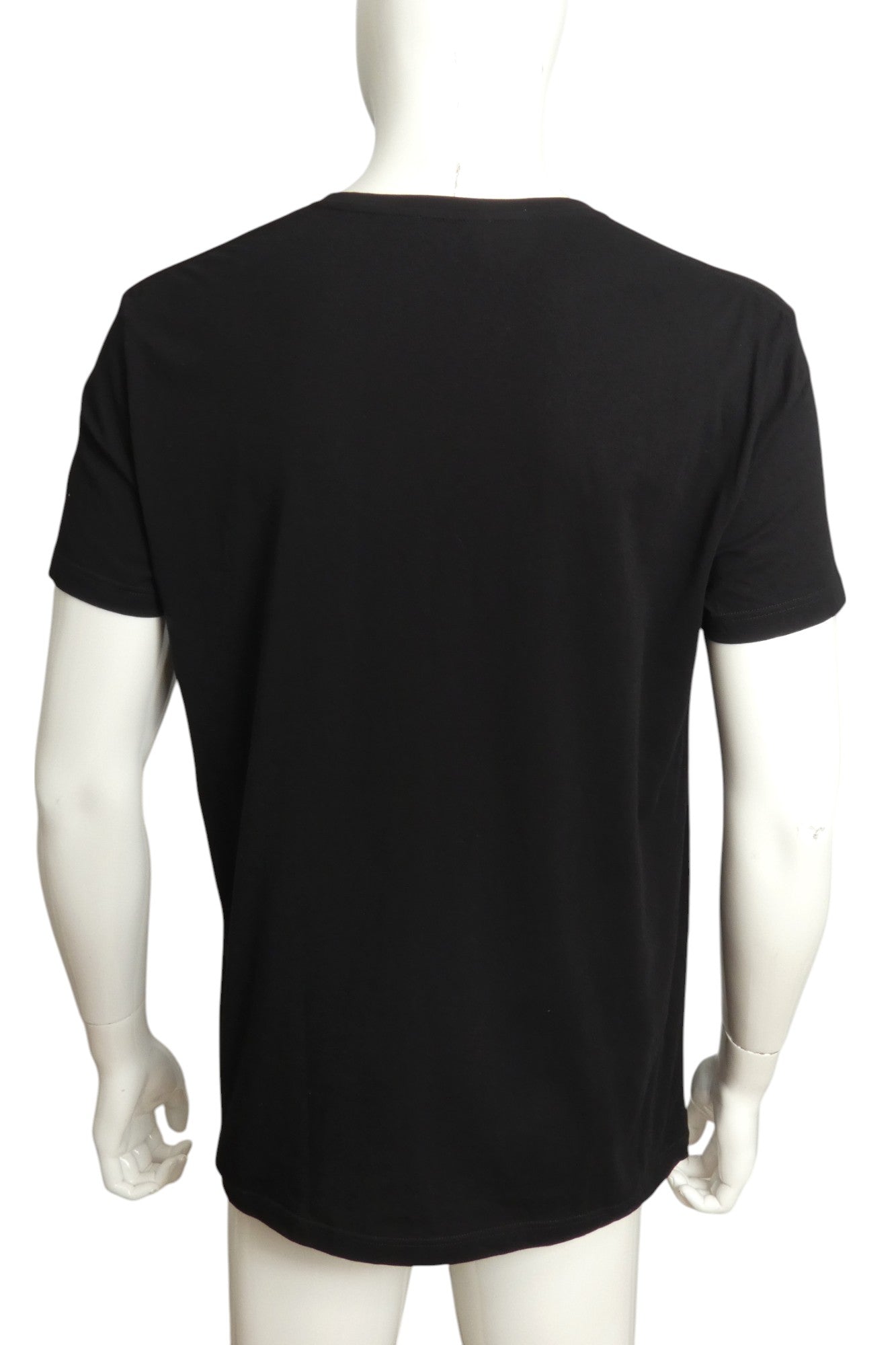 ALEXANDER MCQUEEN- Black Graphic Print T-Shirt, Size Large