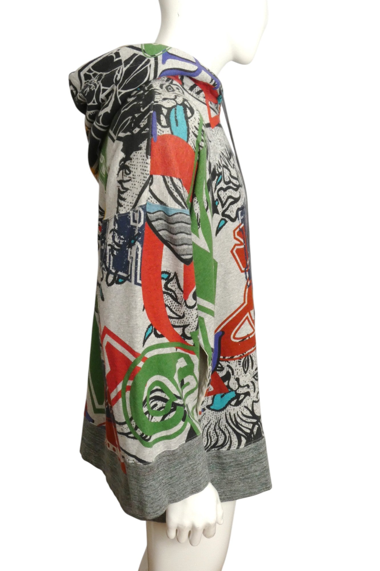 VIVIENNE WESTWOOD- NWT Graphic Print Cotton Hoodie, Size XL