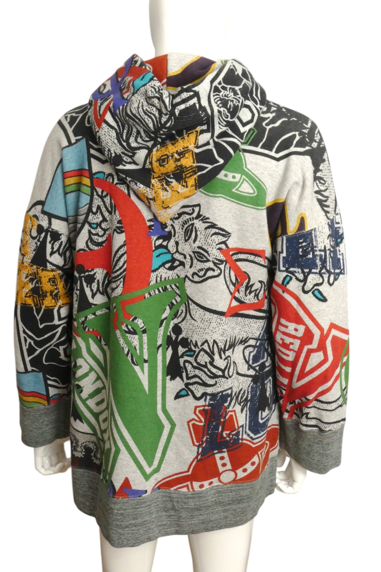 VIVIENNE WESTWOOD- NWT Graphic Print Cotton Hoodie, Size XL
