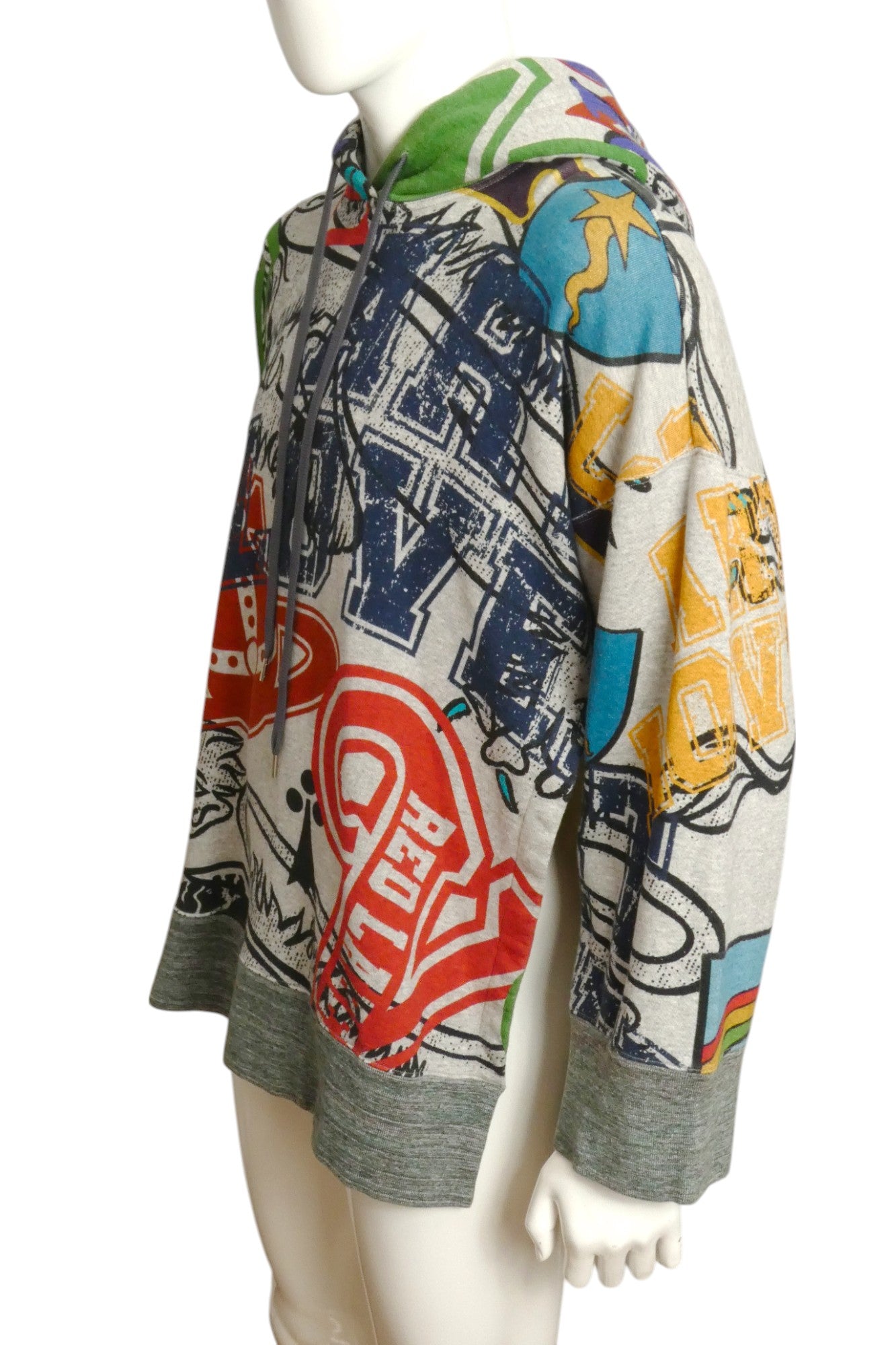VIVIENNE WESTWOOD- NWT Graphic Print Cotton Hoodie, Size XL