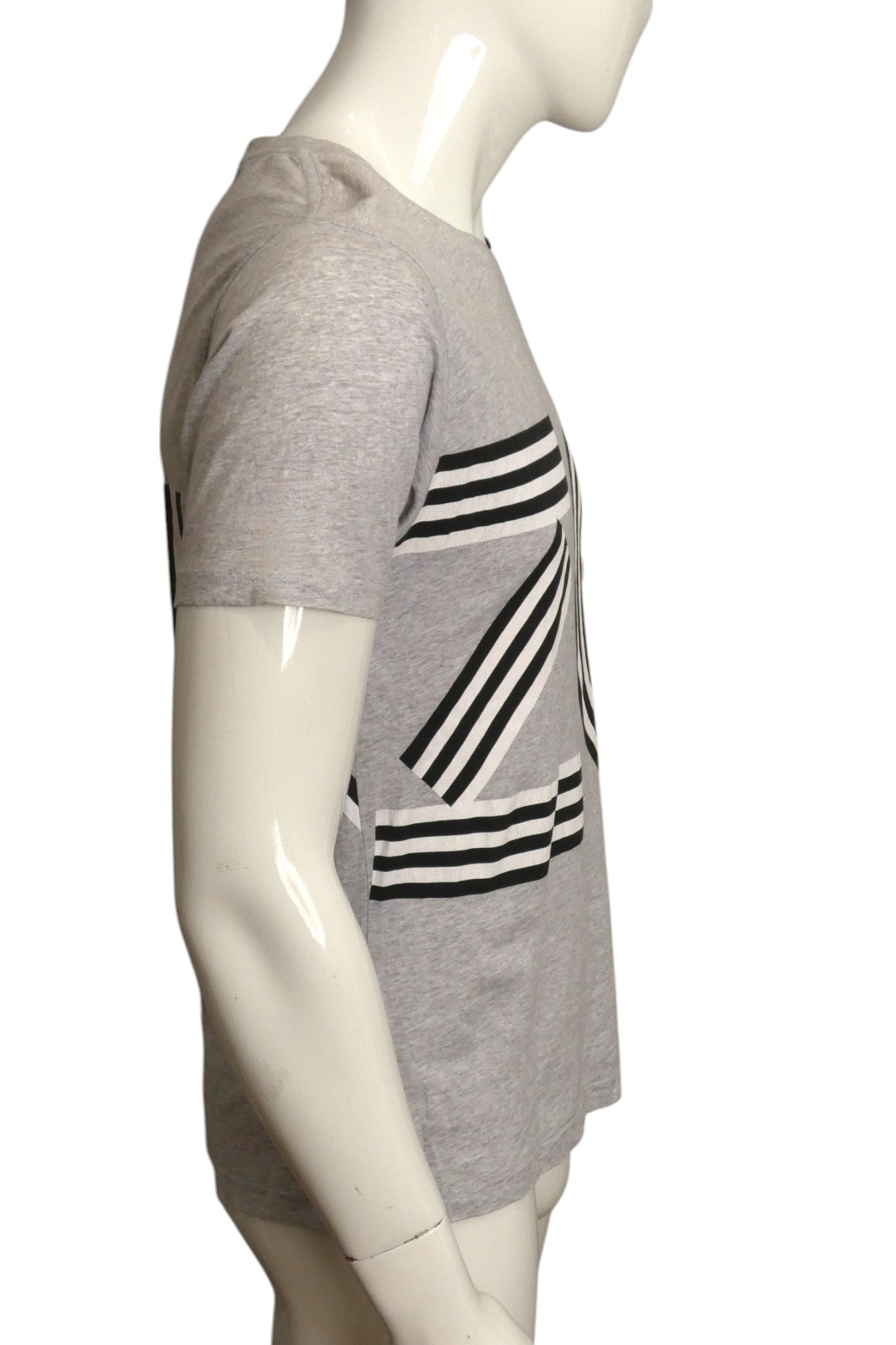 KENZO- Gray Graphic Logo Print T-Shirt, Size Medium