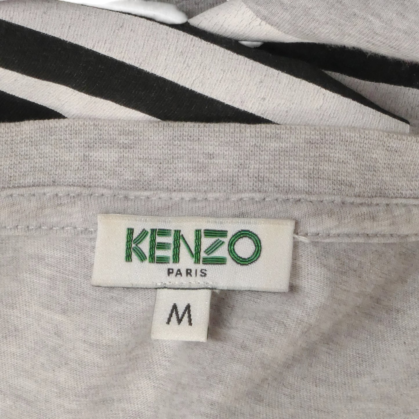 KENZO- Gray Graphic Logo Print T-Shirt, Size Medium