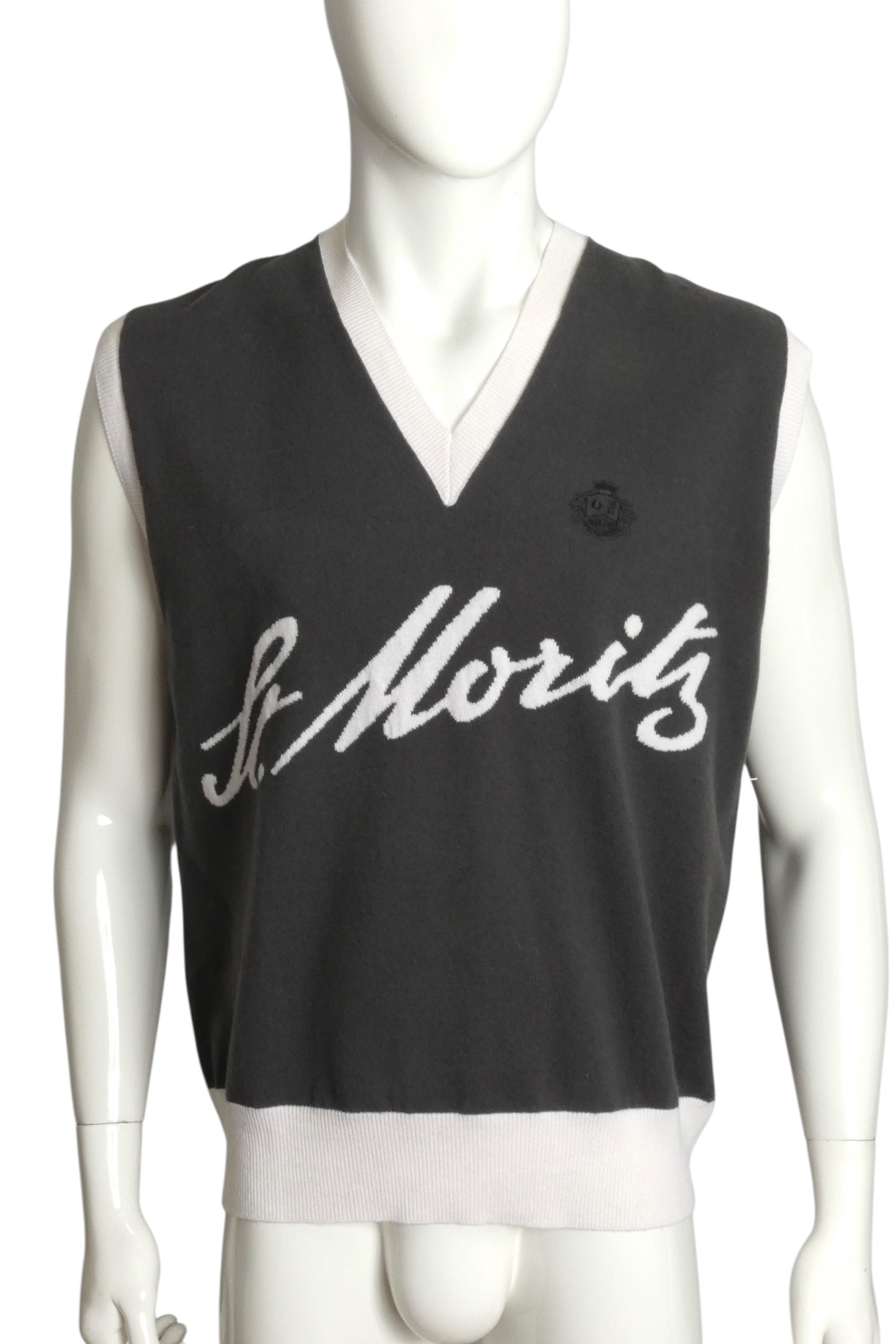 BALLY- NWT 2023 St Moritz Sweater Vest, Size Large