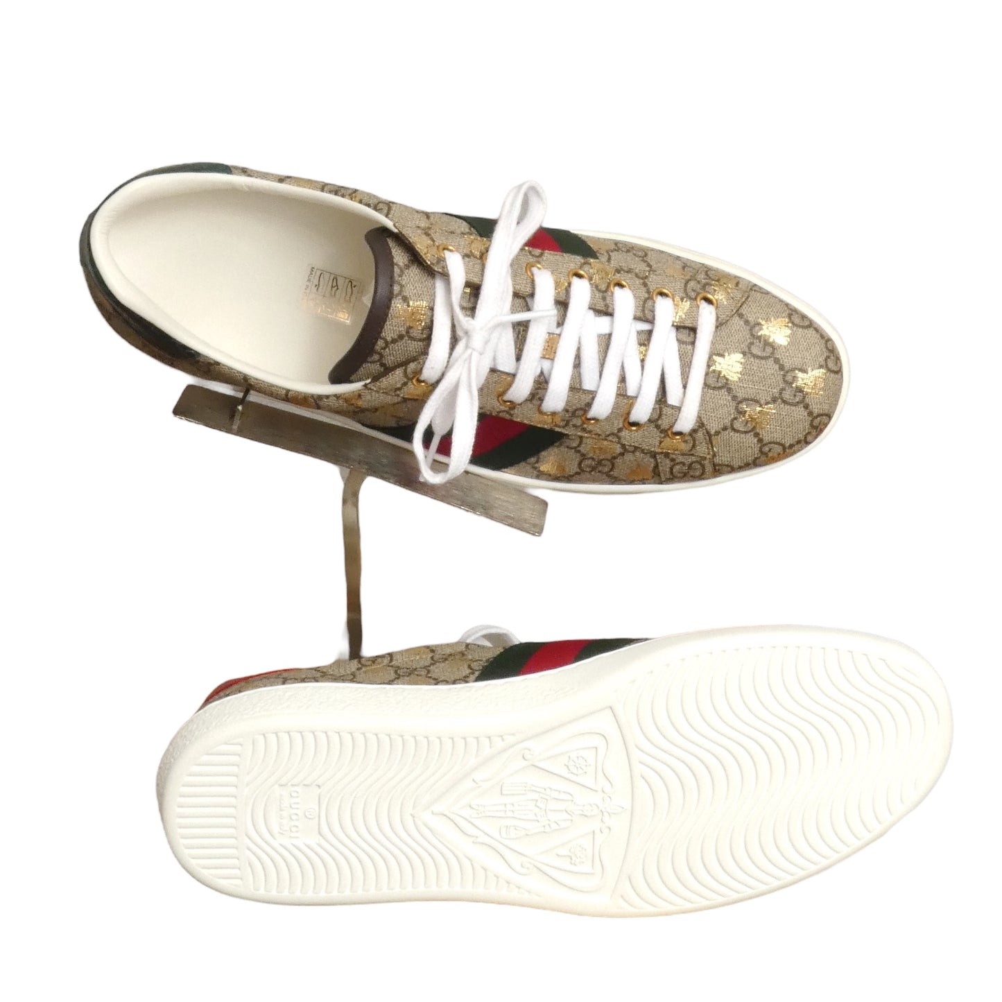 GUCCI- NIB Ace GG Supreme Bees Low Tops, Multiple Sizes Available