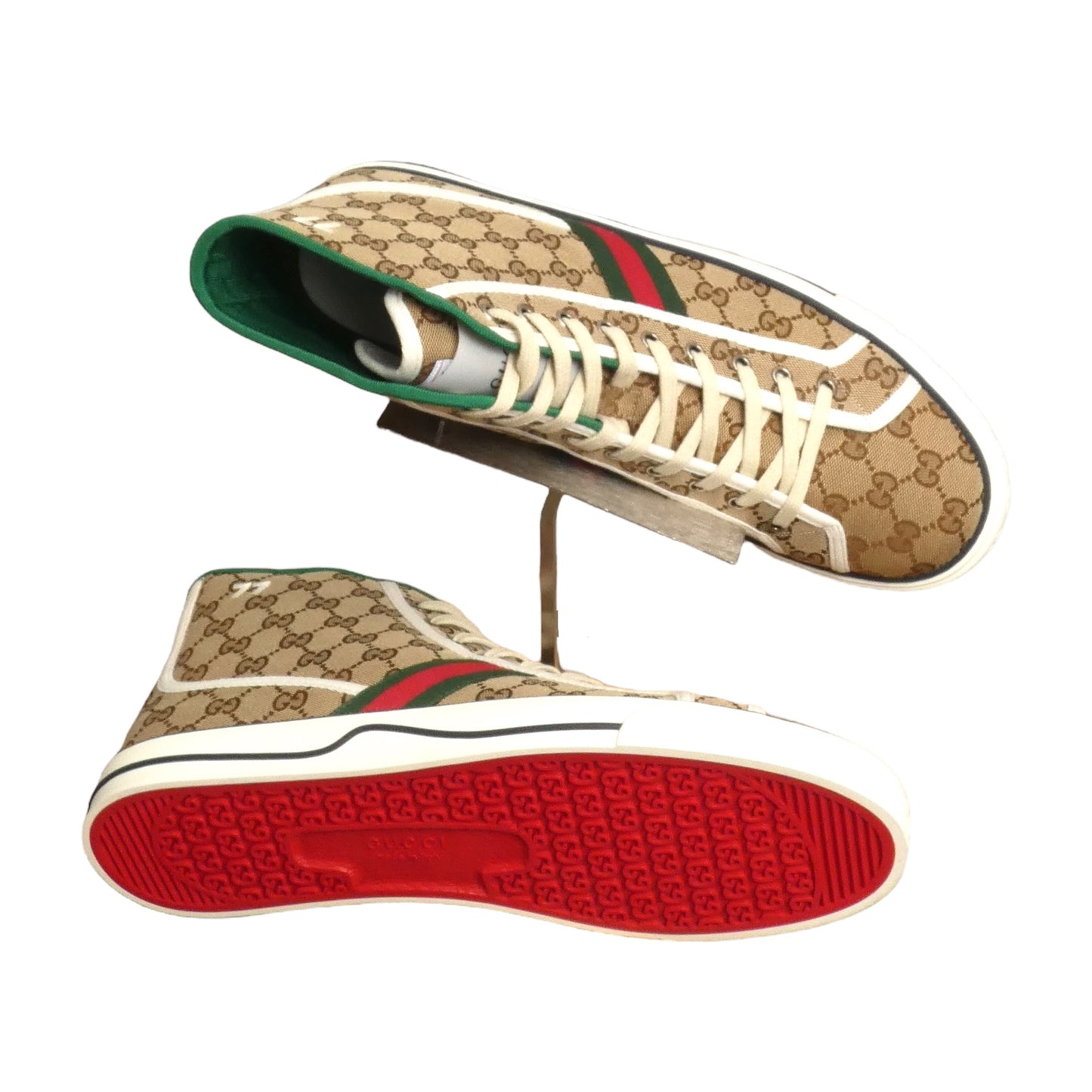 GUCCI- 1977 GG Original High Top Sneakers, Multiple Sizes Available