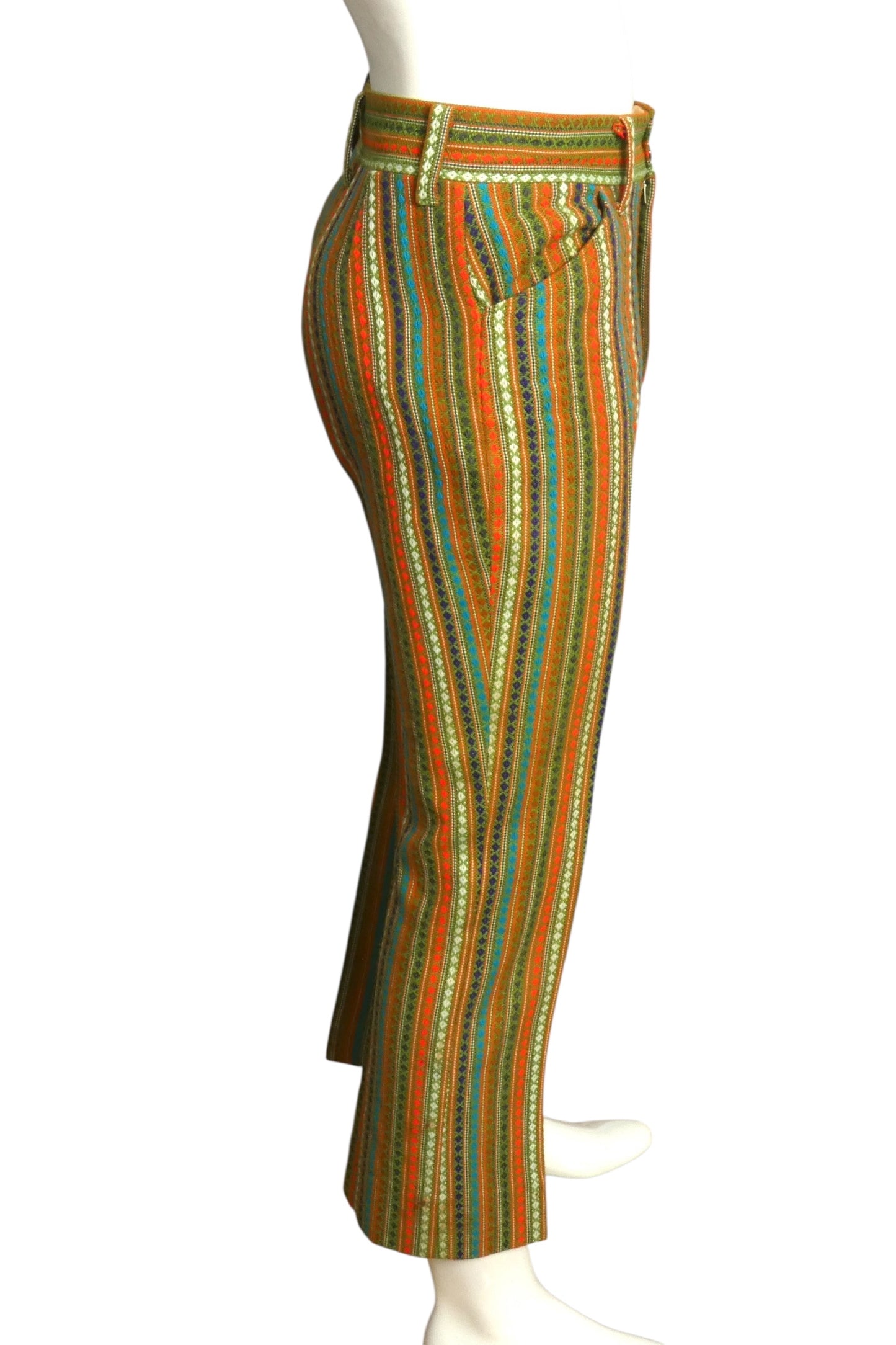 1960s Mod Pant & Vest Ensemble, Size Medium