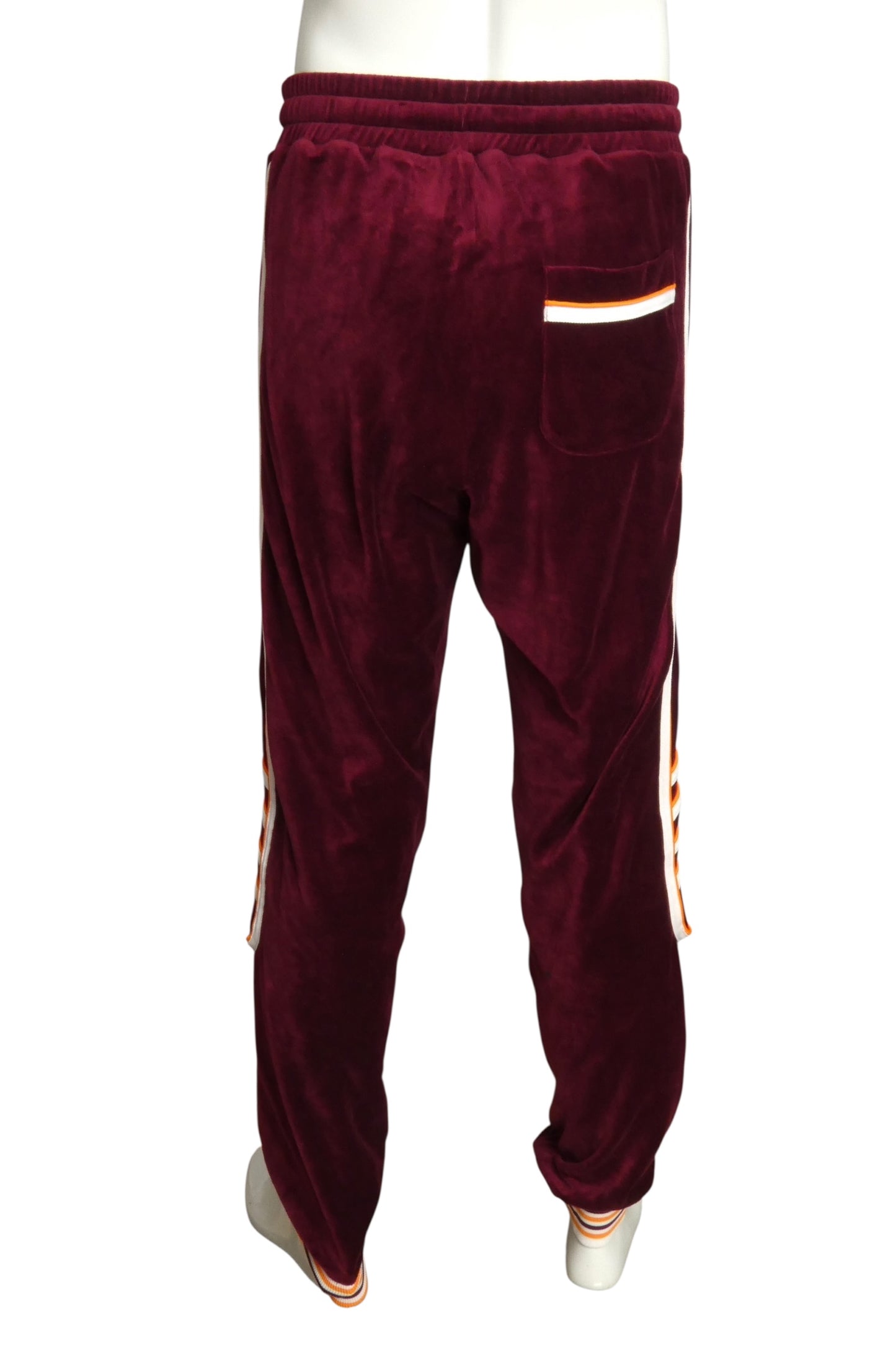 CASABLANCA- NWT 2021 Burgundy Velour Joggers, Size XL