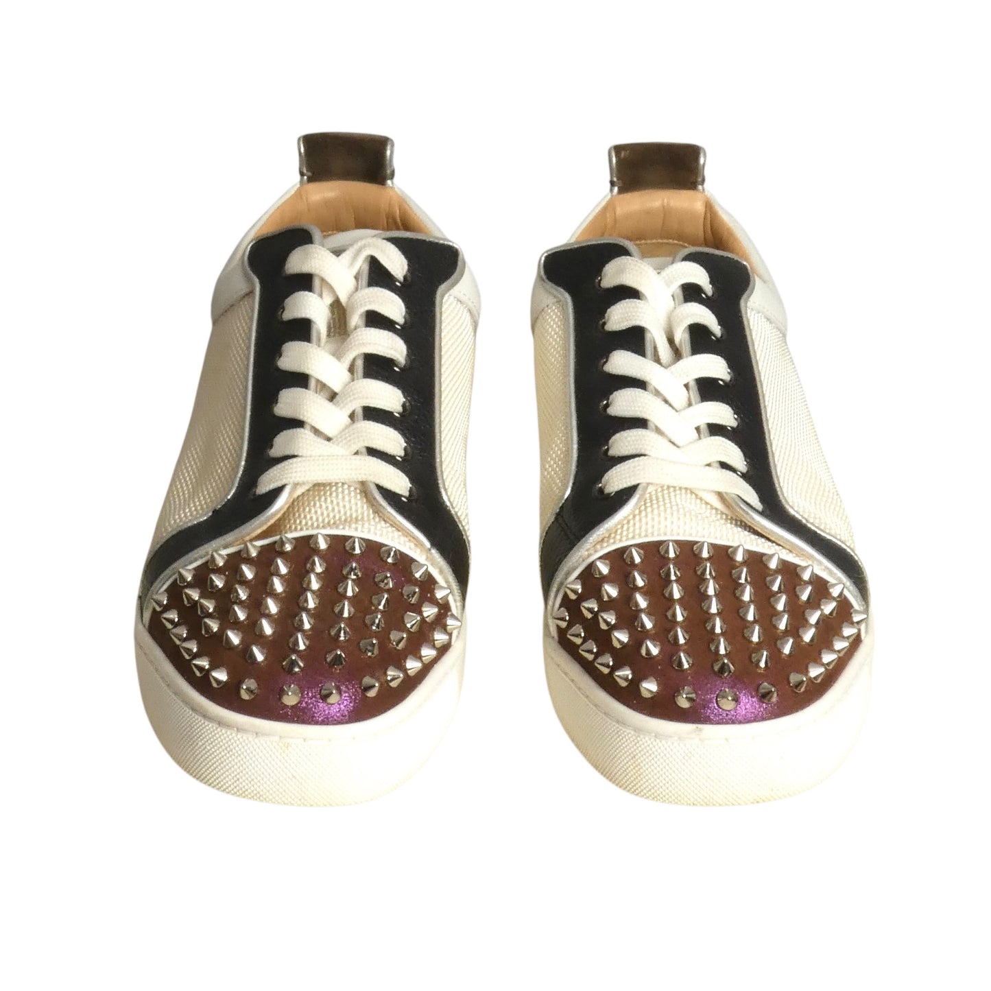 CHRISTIAN LOUBOUTIN- 2022 Louis Junior Spike Sneakers, Size 45