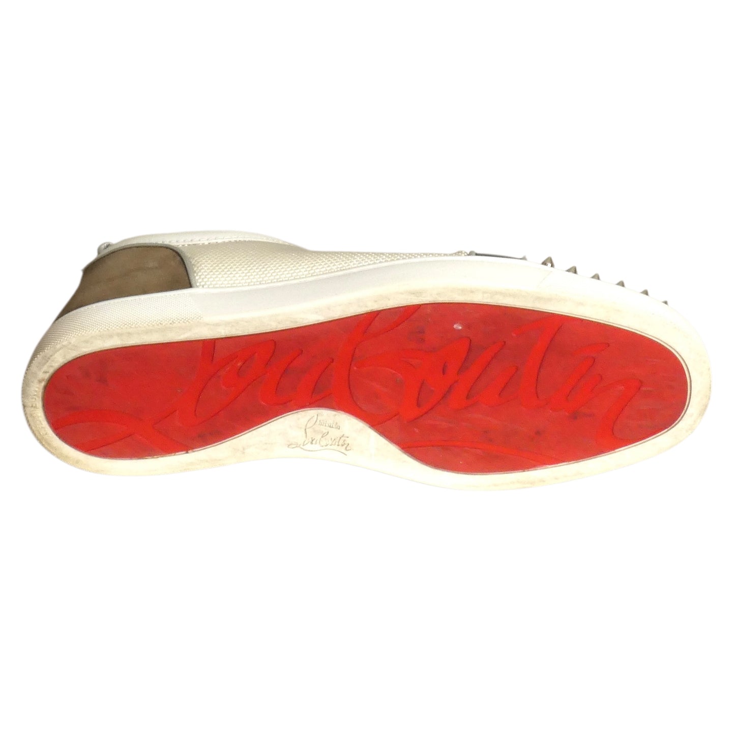 CHRISTIAN LOUBOUTIN- 2022 Louis Junior Spike Sneakers, Size 45