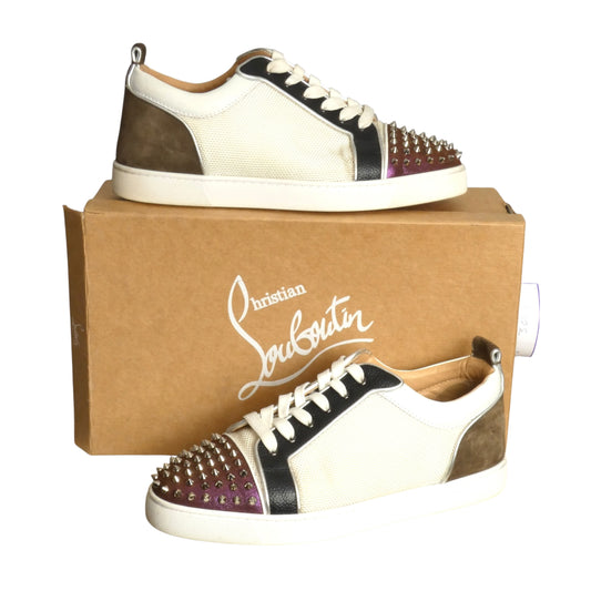 CHRISTIAN LOUBOUTIN- 2022 Louis Junior Spike Sneakers, Size 45
