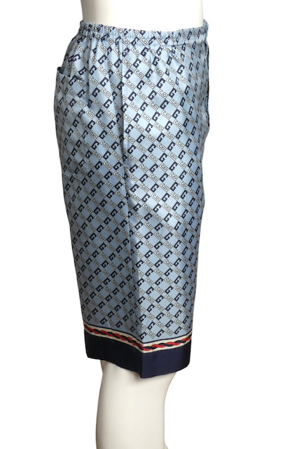 GUCCI- NWT 2022 Printed Silk Shorts, Multiple Sizes Available