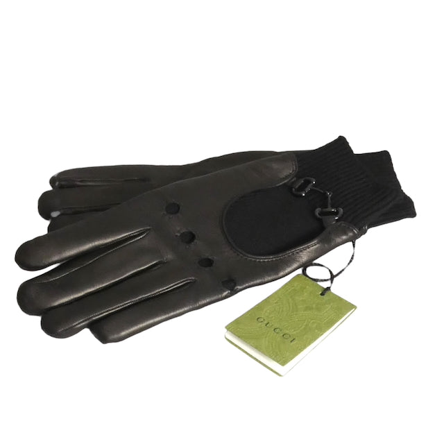 GUCCI- NWT Leather Horsebit Gloves, Multiple Sizes Available