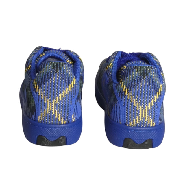 BURBERRY-Blue Low Top Plaid Trainers, Size 44.5