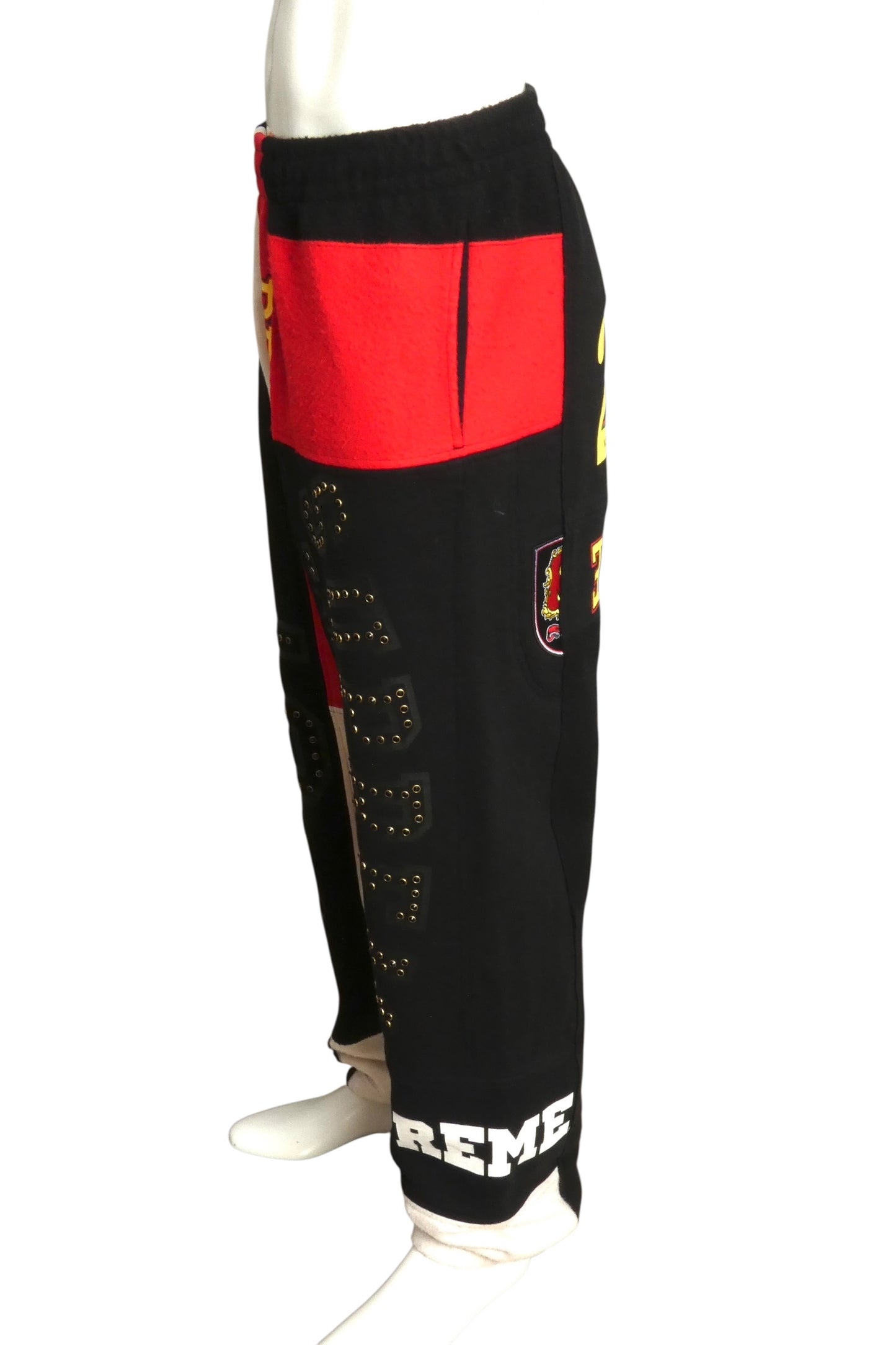 SUPREME - NWT 2025 Patchwork Sweat Pants, Size Large