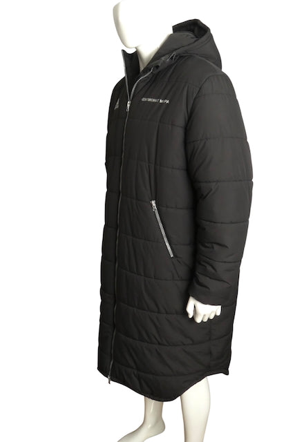 ADIDAS x RUBCHINSKIY- 2018 Black Long Puffer Coat, Size Medium